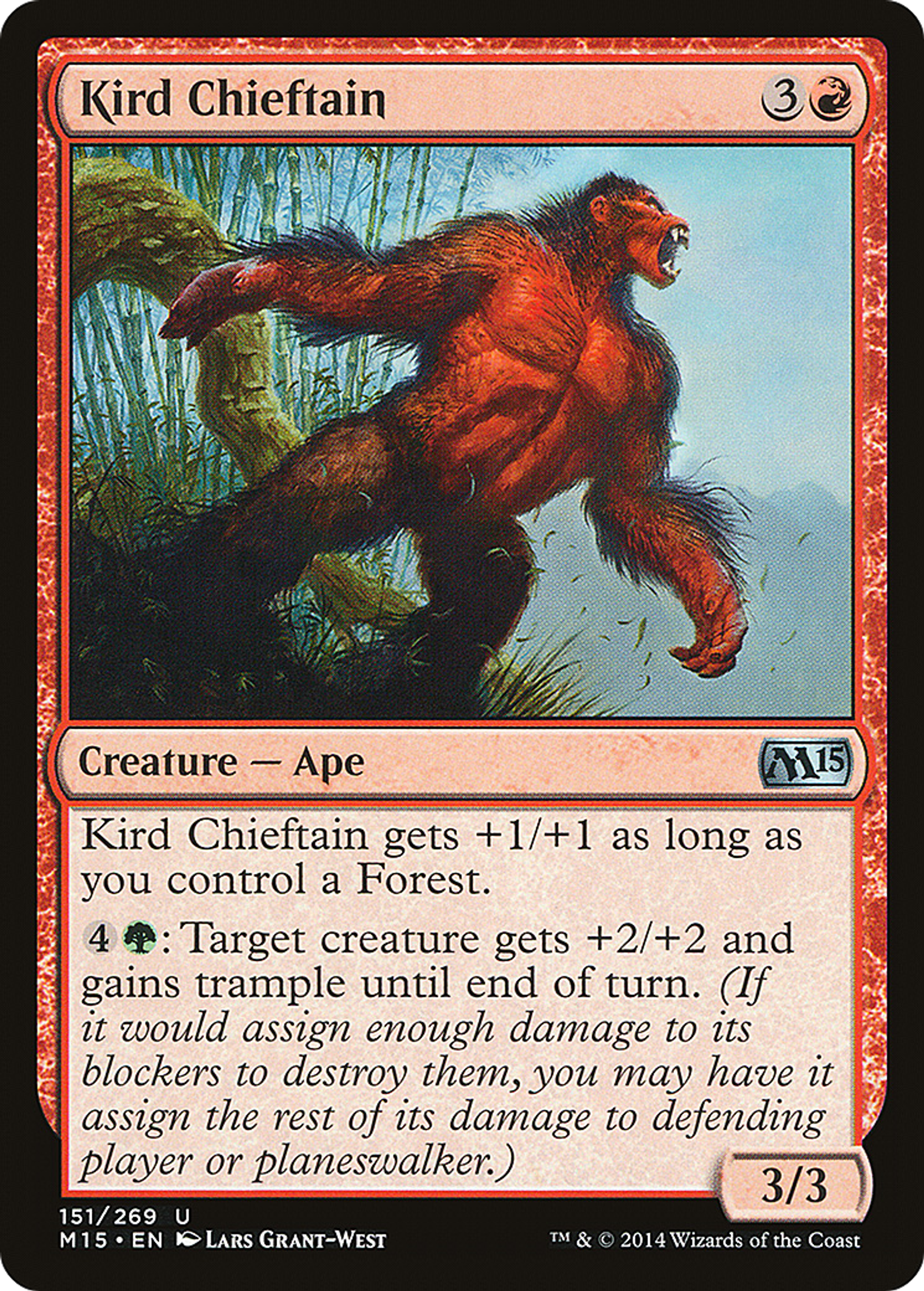 Kird Chieftain — Magic 2015 — Magic: The Gathering