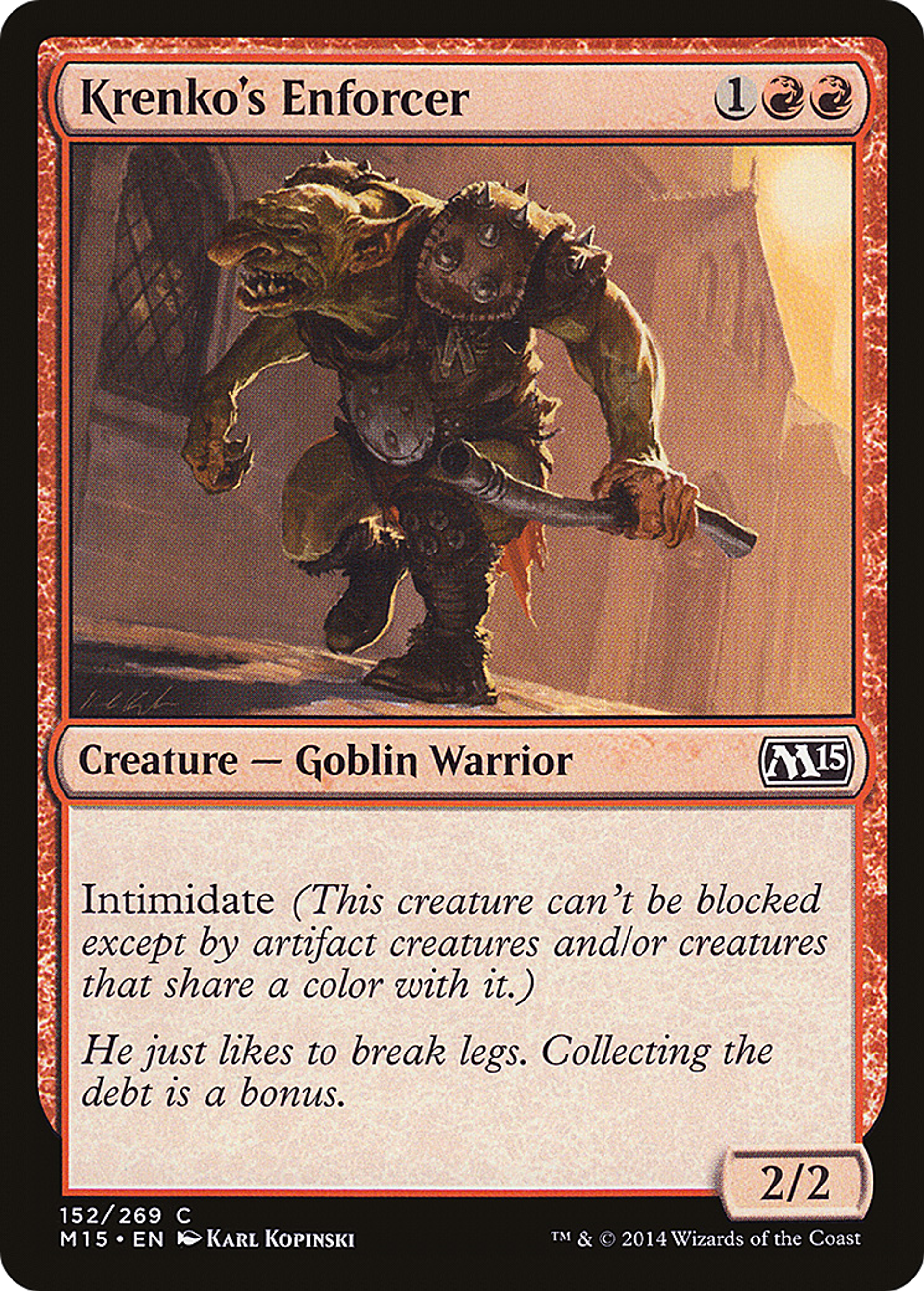 Krenko's Enforcer — Magic 2015 — Magic: The Gathering