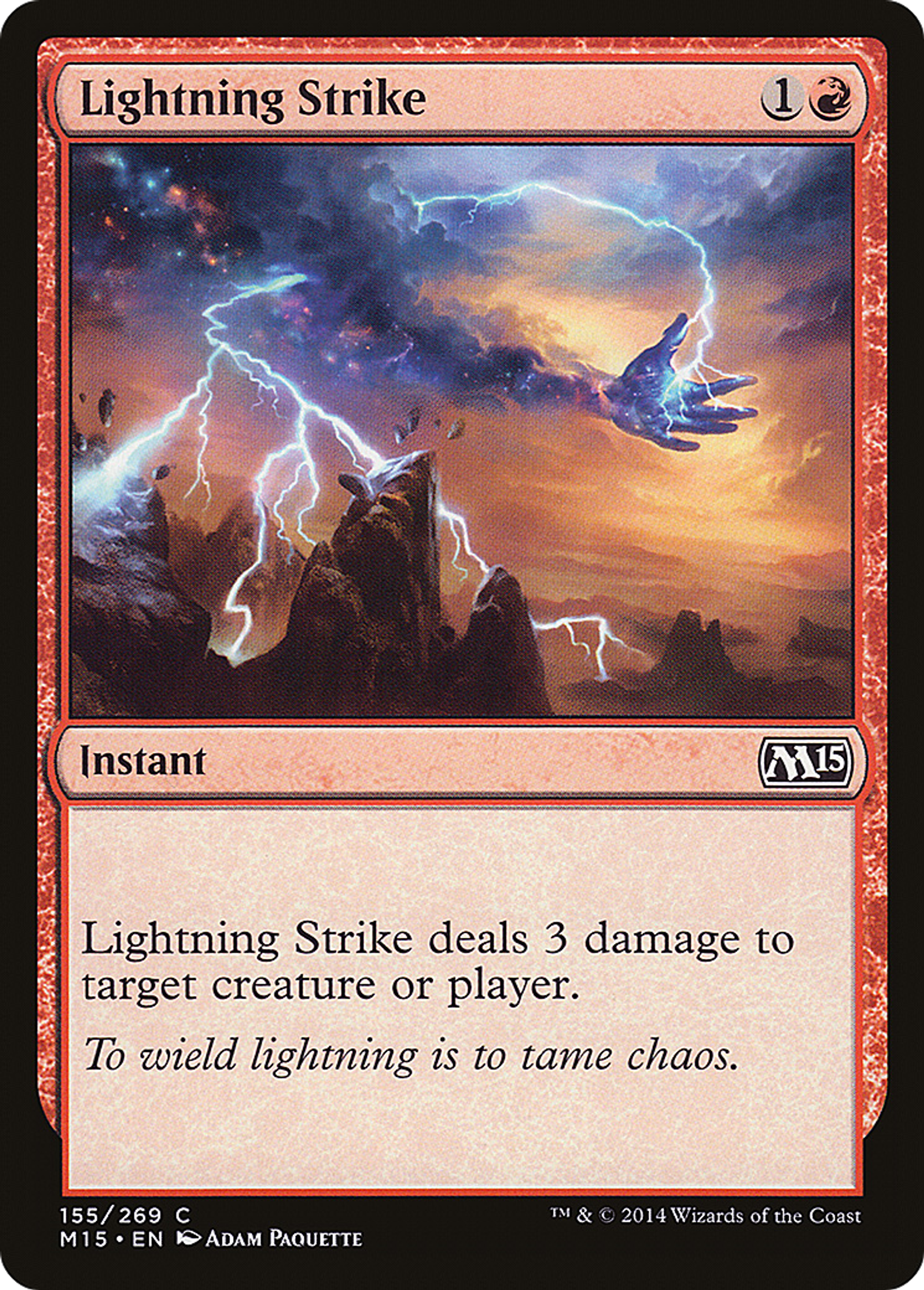Lightning Strike — Magic 2015 — Magic: The Gathering