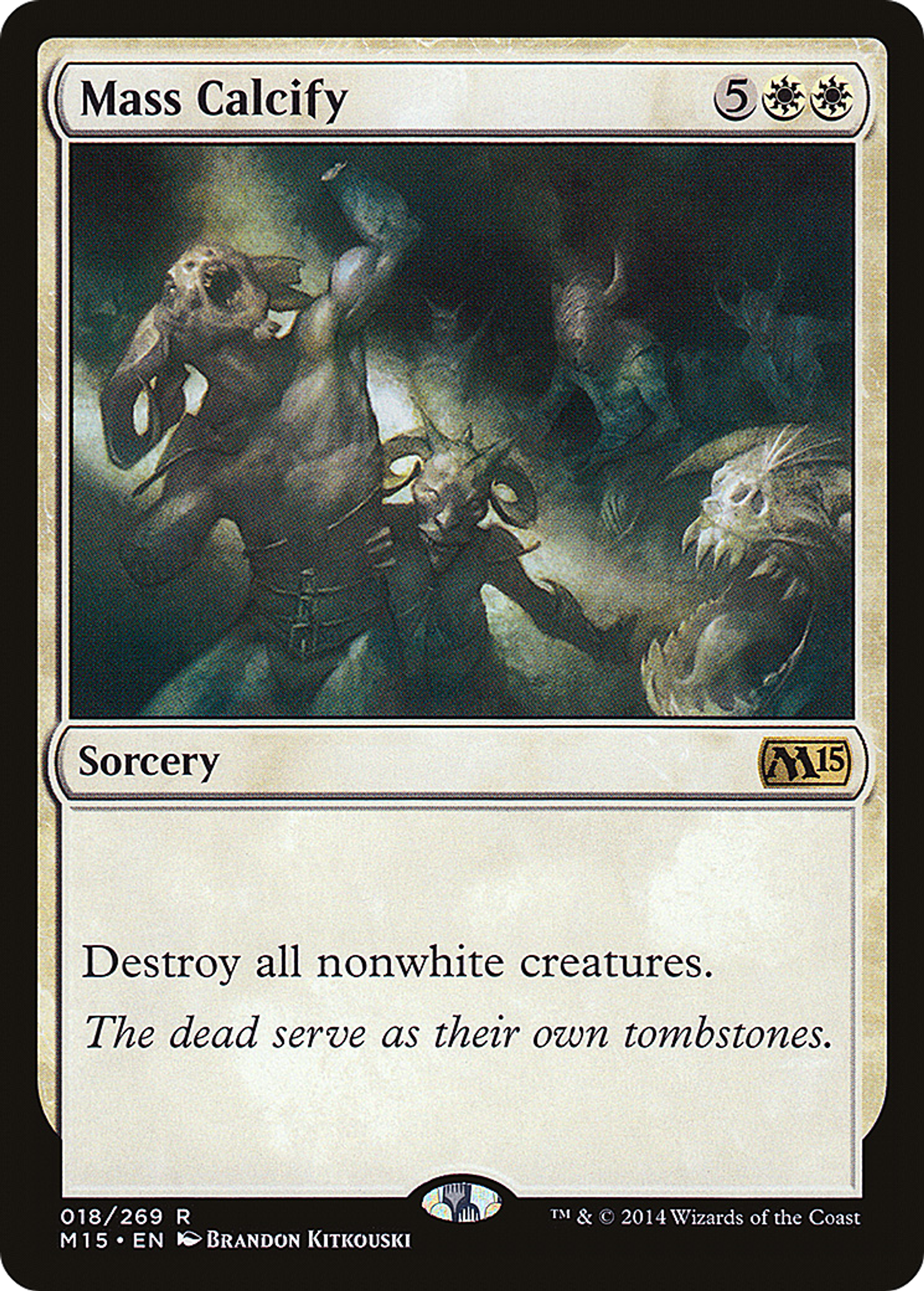 Mass Calcify — Magic 2015 — Magic: The Gathering