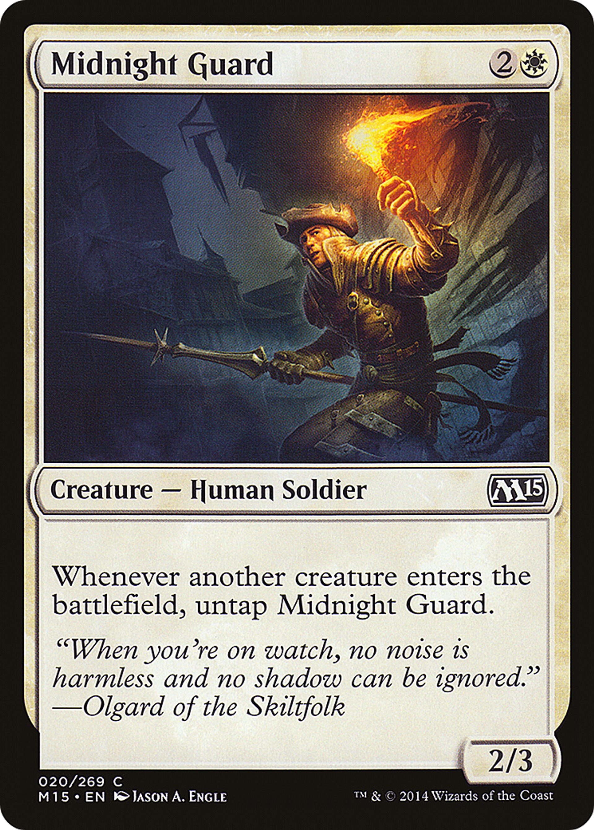 Midnight Guard — Magic 2015 — Magic: The Gathering