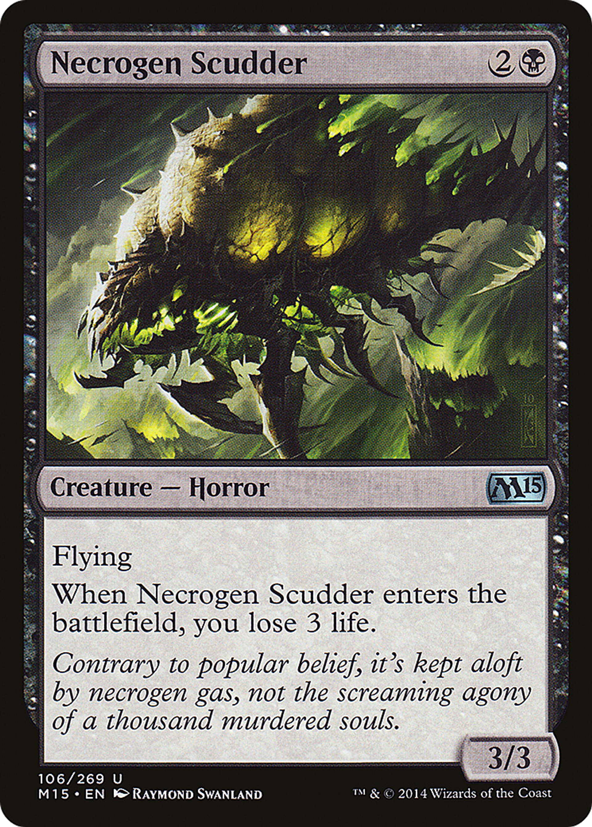 Necrogen Scudder — Magic 2015 — Magic: The Gathering