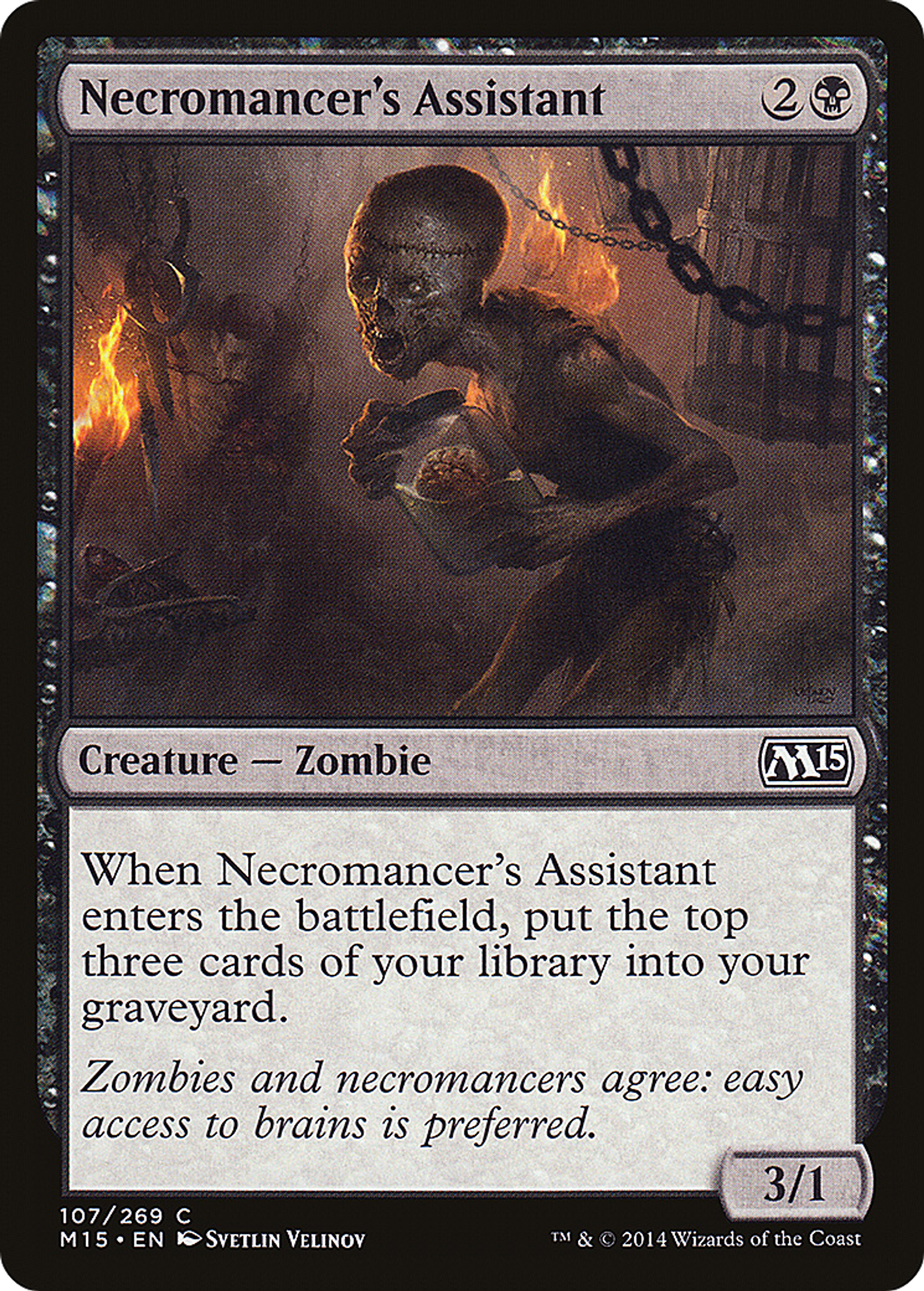 Necromancer's Assistant — Magic 2015 — Magic: The Gathering