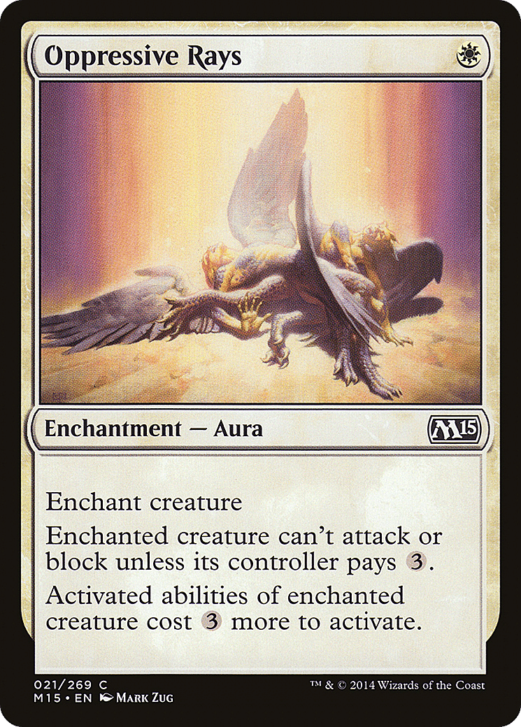 Oppressive Rays — Magic 2015 — Magic: The Gathering