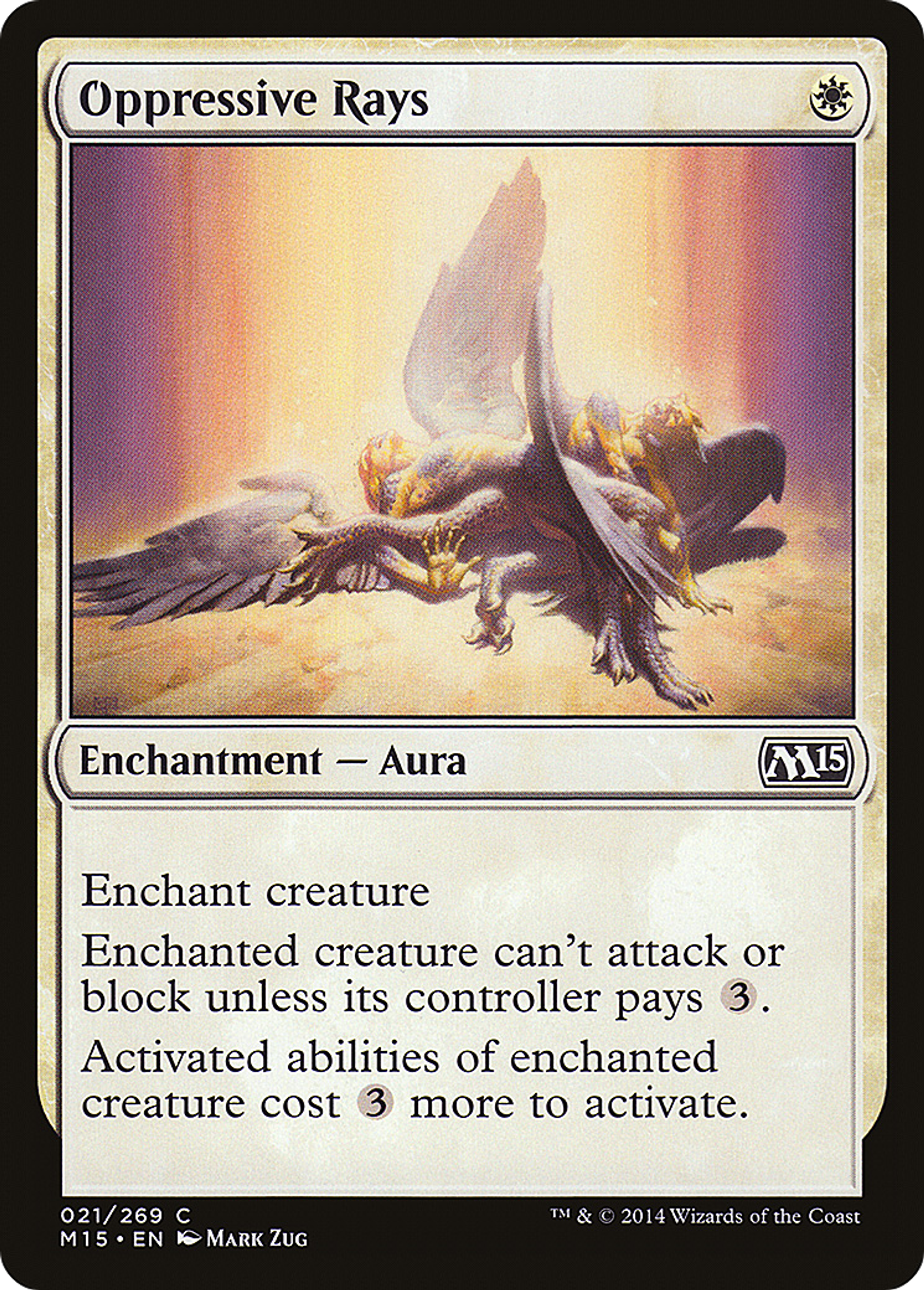 Oppressive Rays — Magic 2015 — Magic: The Gathering