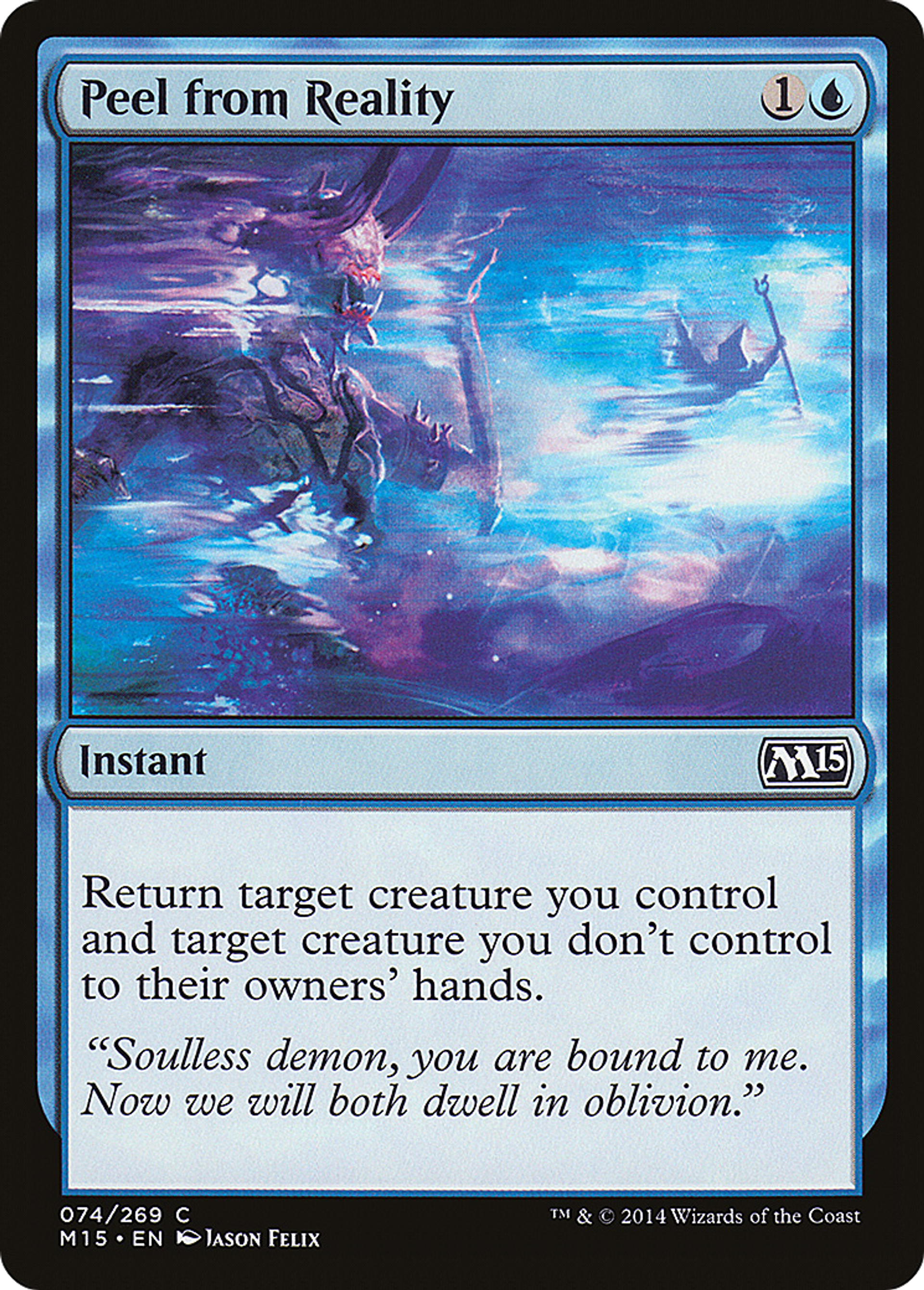Peel from Reality — Magic 2015 — Magic: The Gathering
