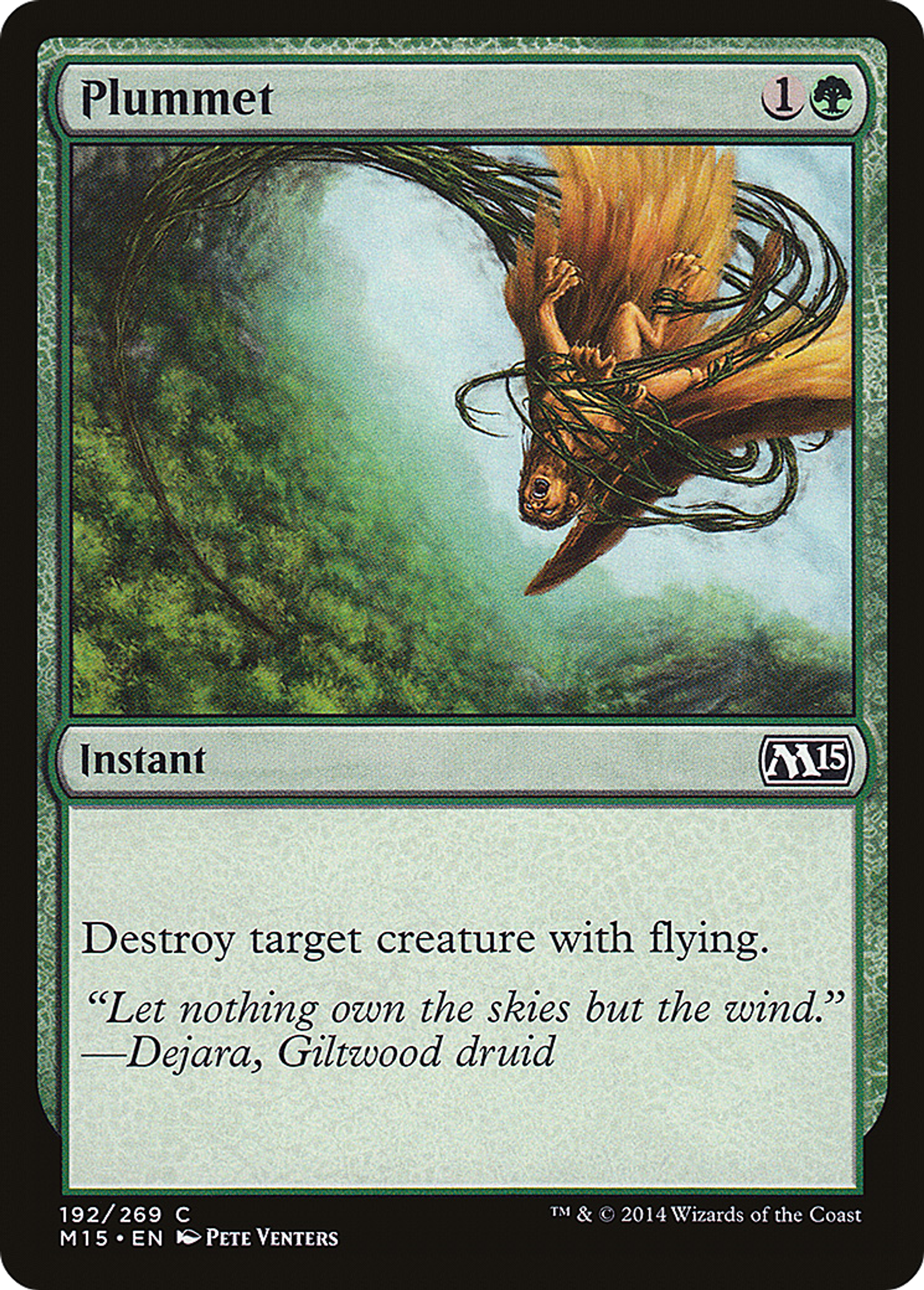 Plummet — Magic 2015 — Magic: The Gathering