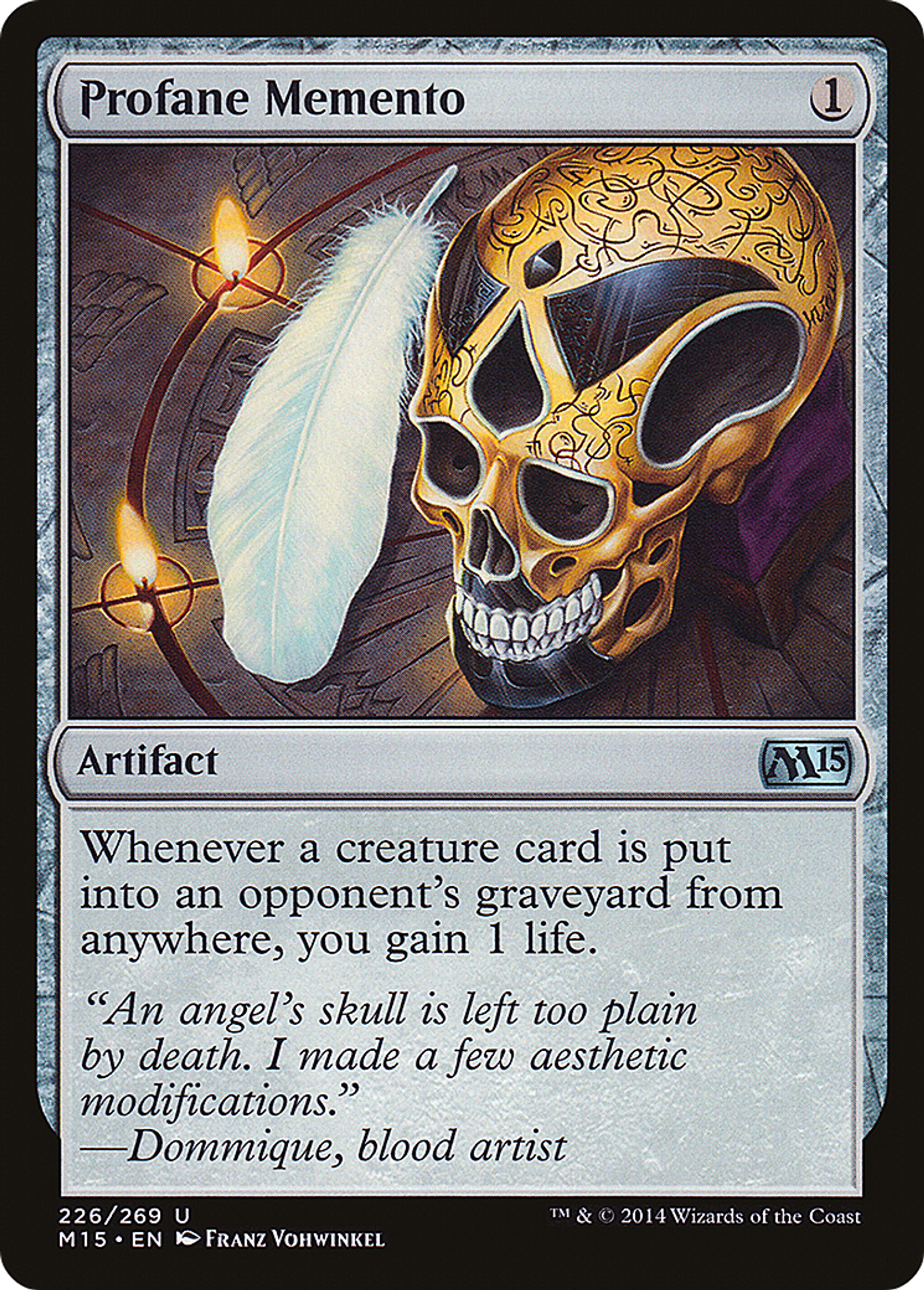 Profane Memento — Magic 2015 — Magic: The Gathering