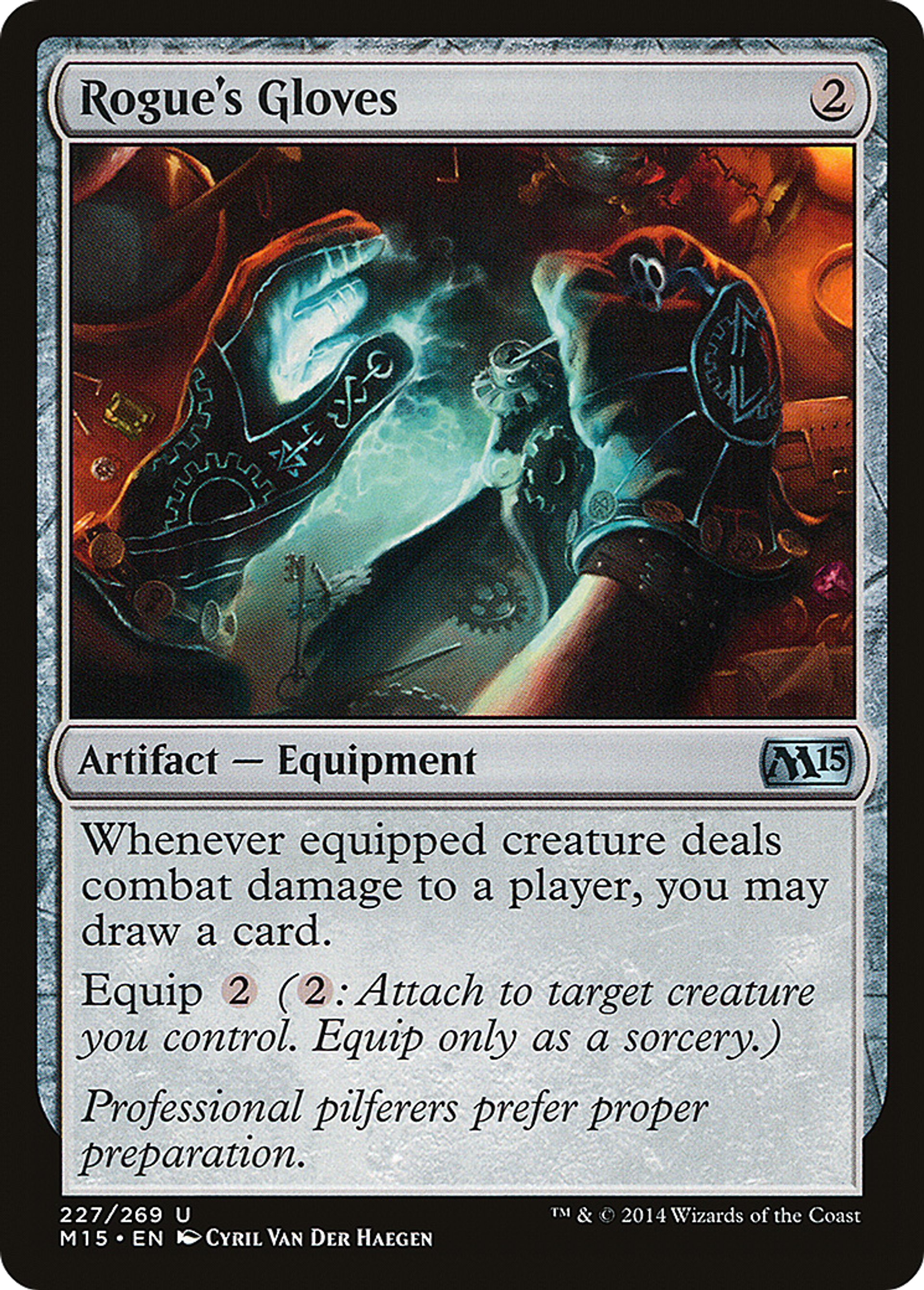 Rogue's Gloves — Magic 2015 — Magic: The Gathering