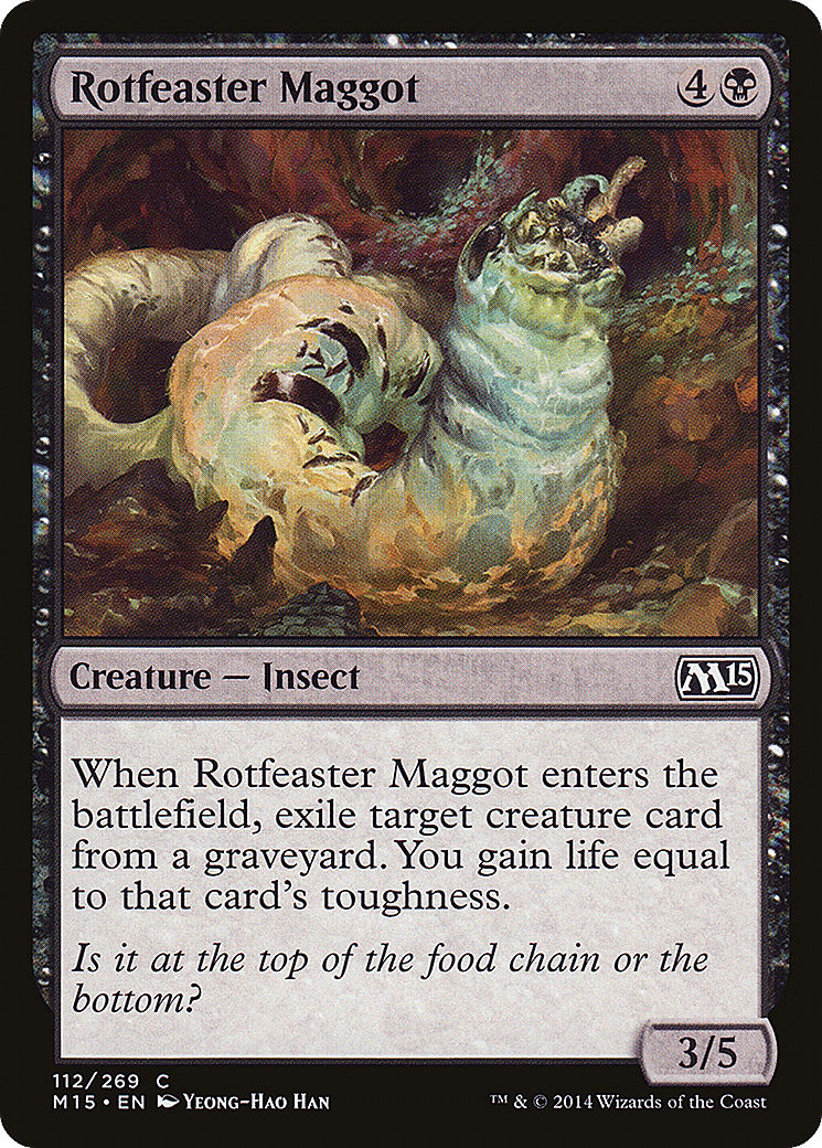 Rotfeaster Maggot — Magic 2015 — Magic: The Gathering