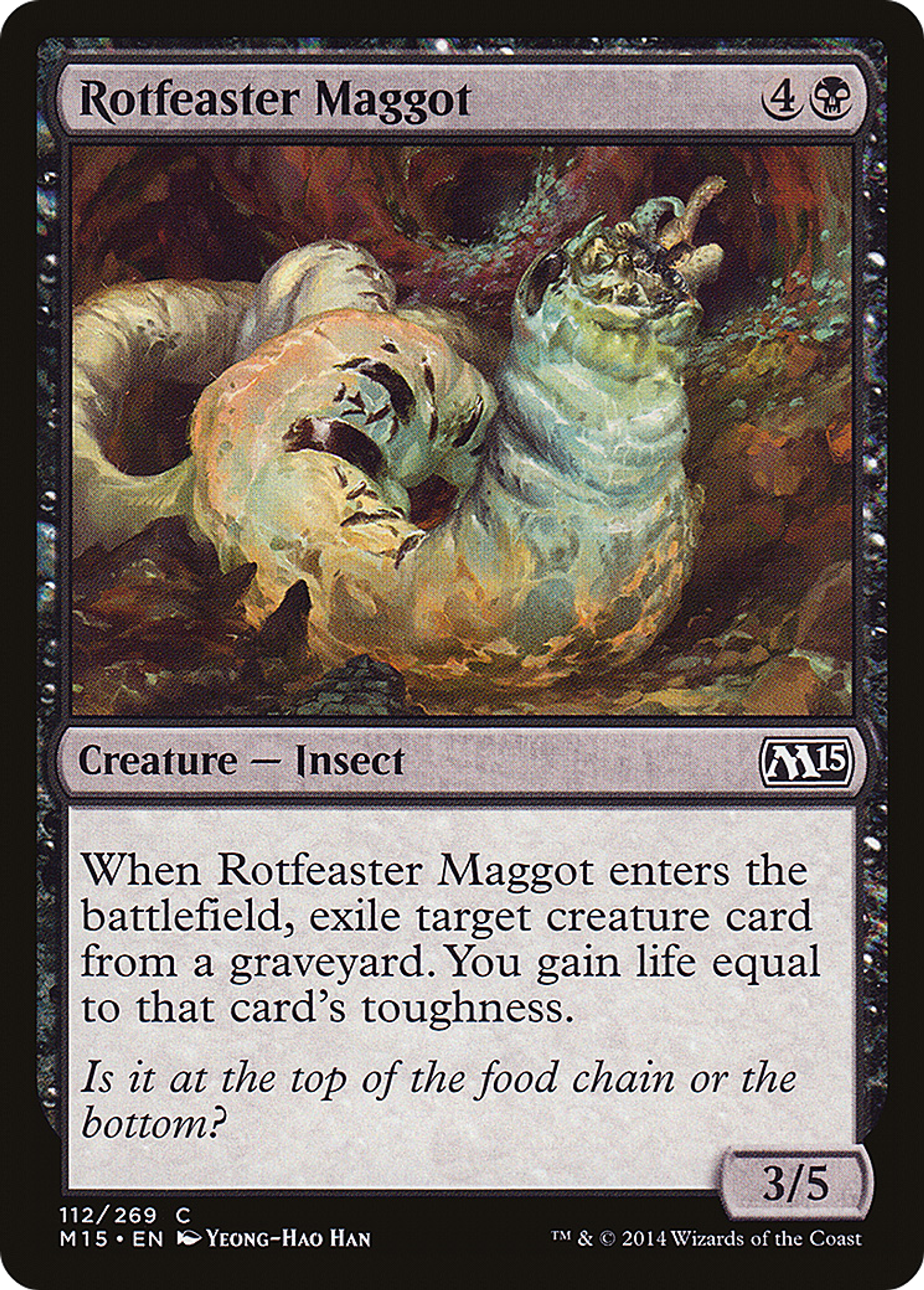 Rotfeaster Maggot — Magic 2015 — Magic: The Gathering