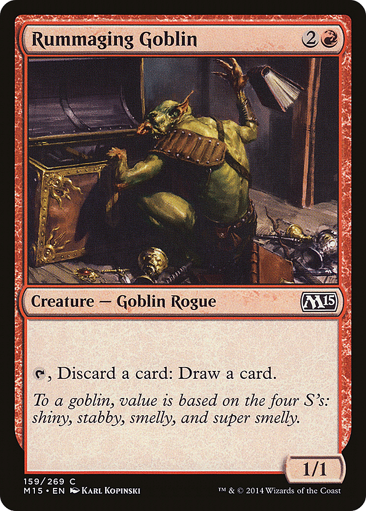 Rummaging Goblin — Magic 2015 — Magic: The Gathering