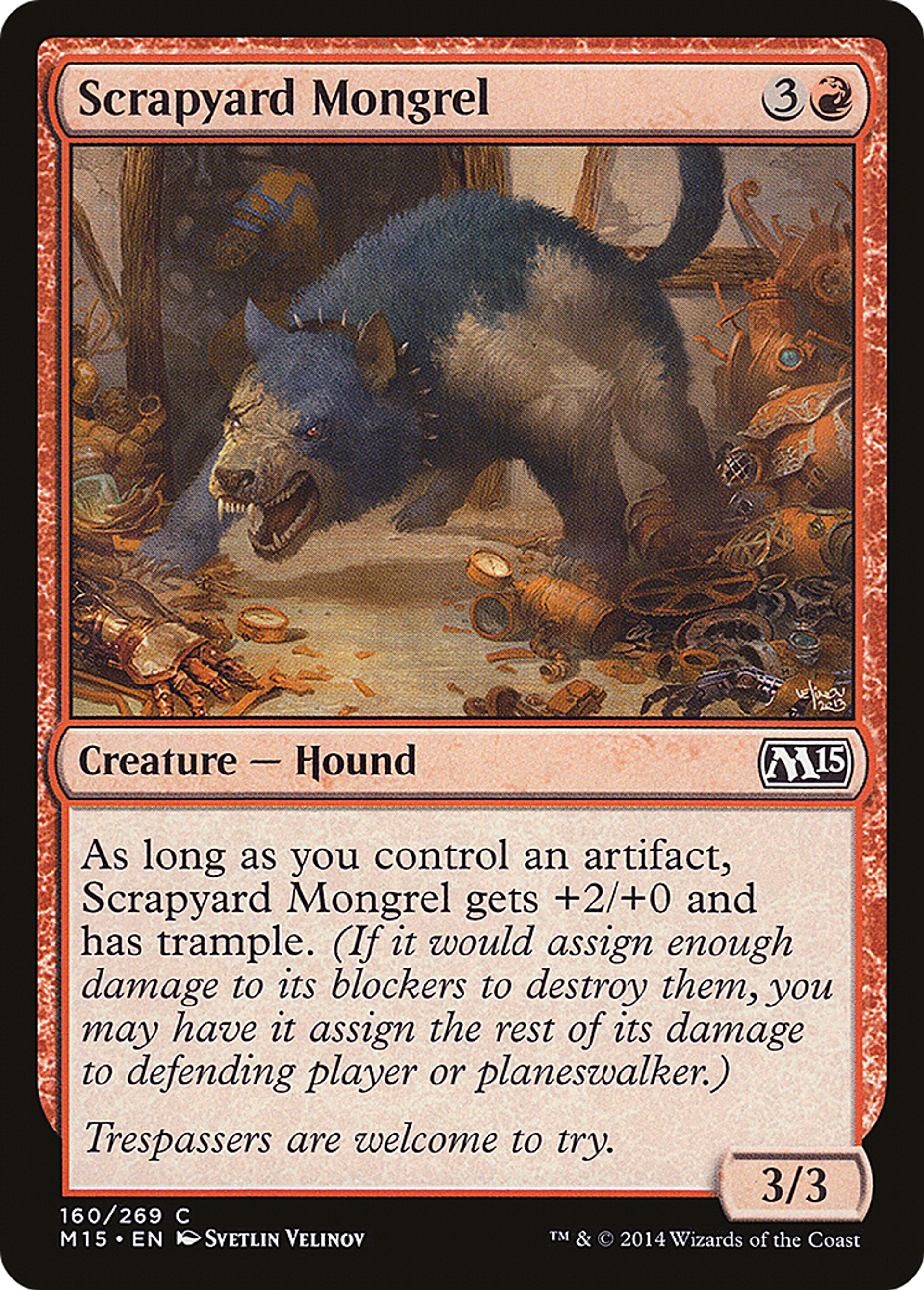 Scrapyard Mongrel — Magic 2015 — Magic: The Gathering