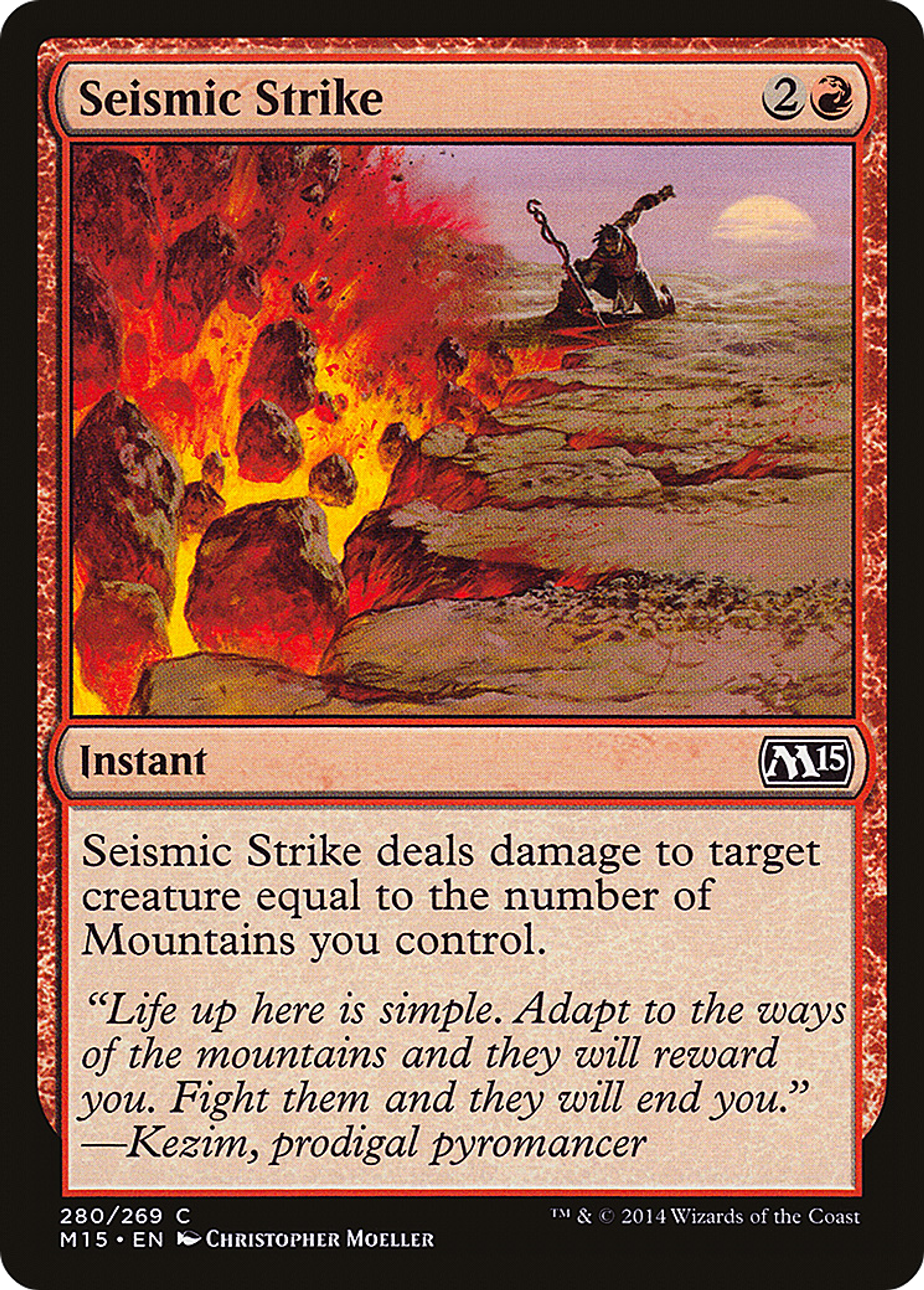 Seismic Strike — Magic 2015 — Magic: The Gathering