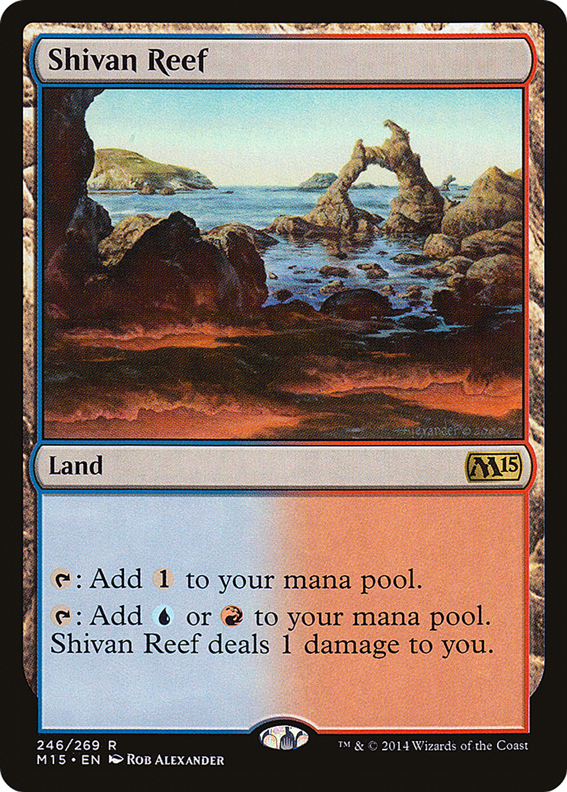 Shivan Reef — Magic 2015 — Magic: The Gathering