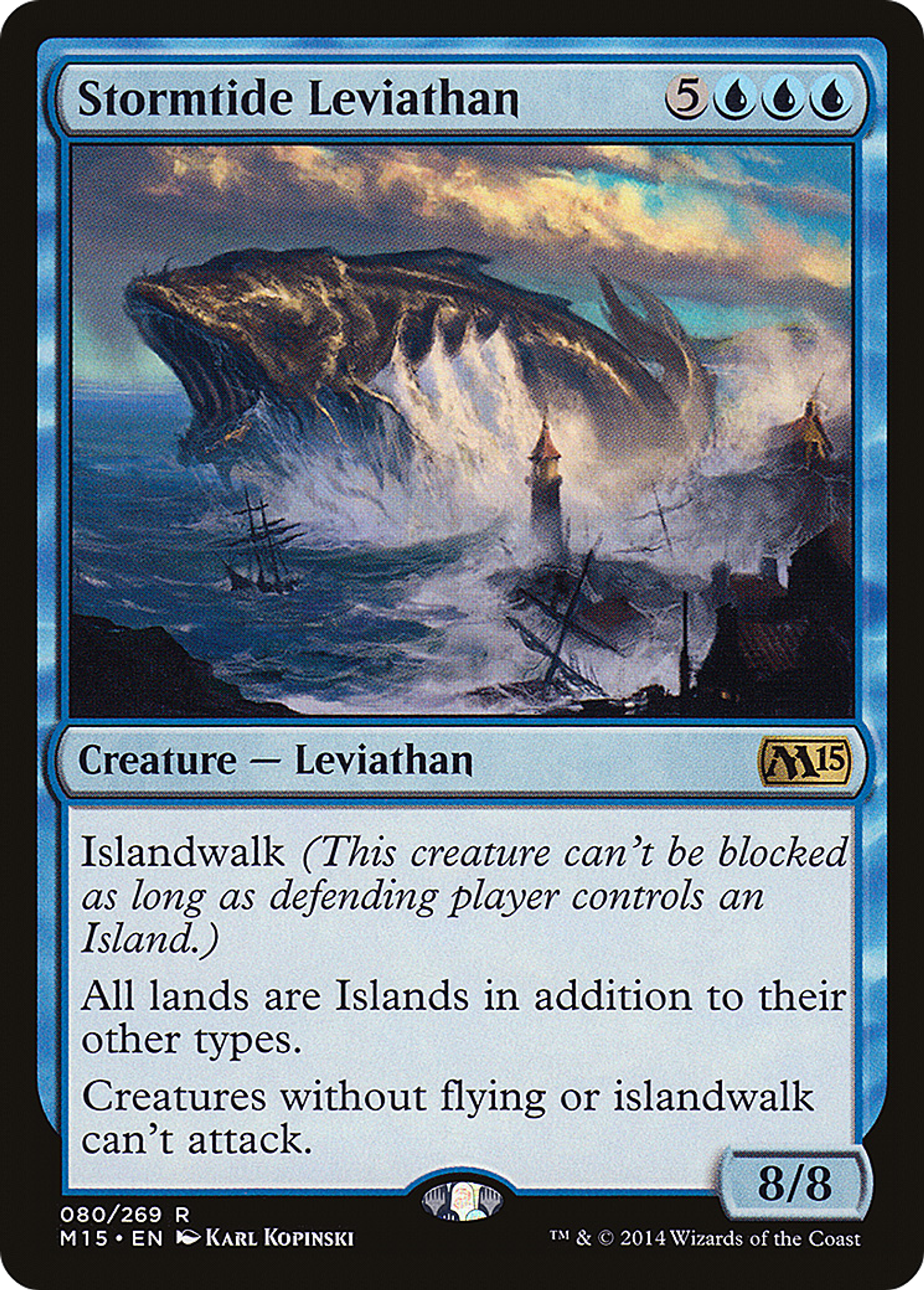 Stormtide Leviathan — Magic 2015 — Magic: The Gathering