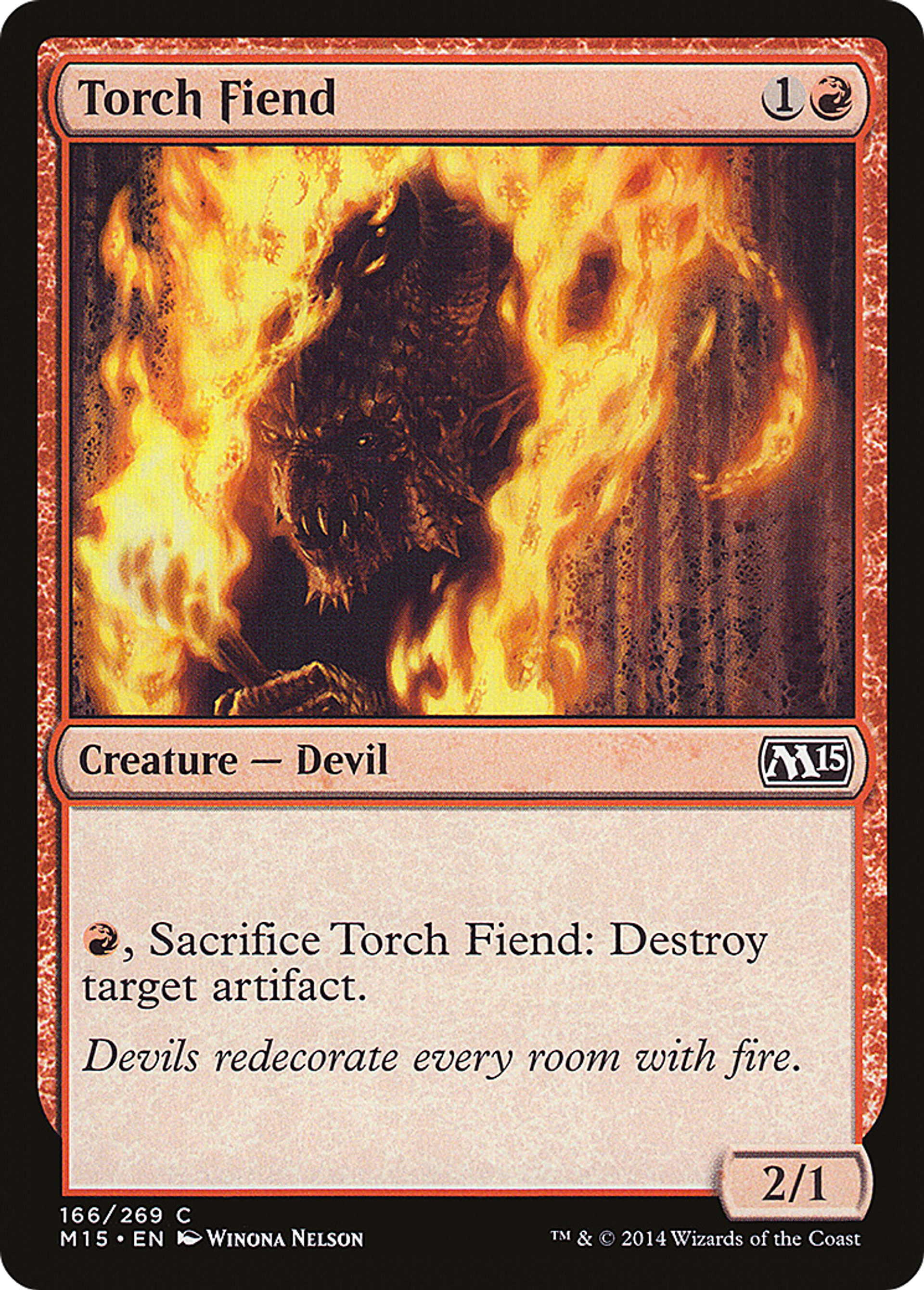 Torch Fiend — Magic 2015 — Magic: The Gathering