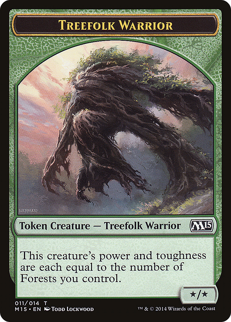 Treefolk Warrior — Magic 2015 — Magic: The Gathering