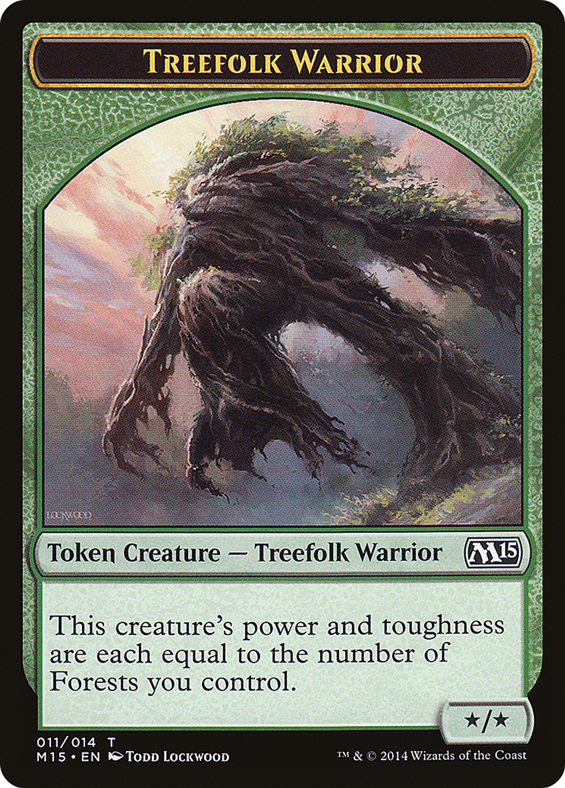 Treefolk Warrior — Magic 2015 — Magic: The Gathering