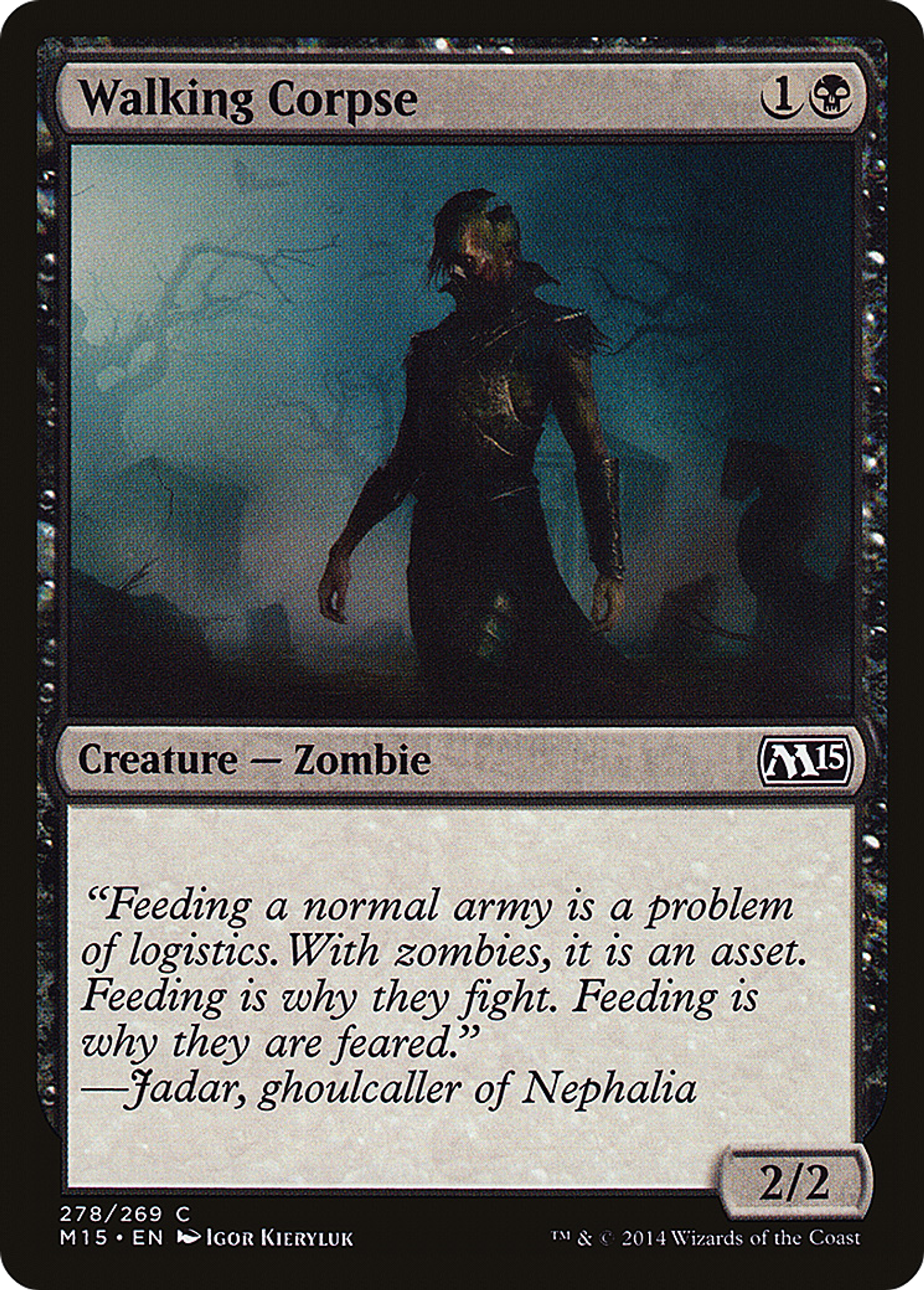Walking Corpse — Magic 2015 — Magic: The Gathering