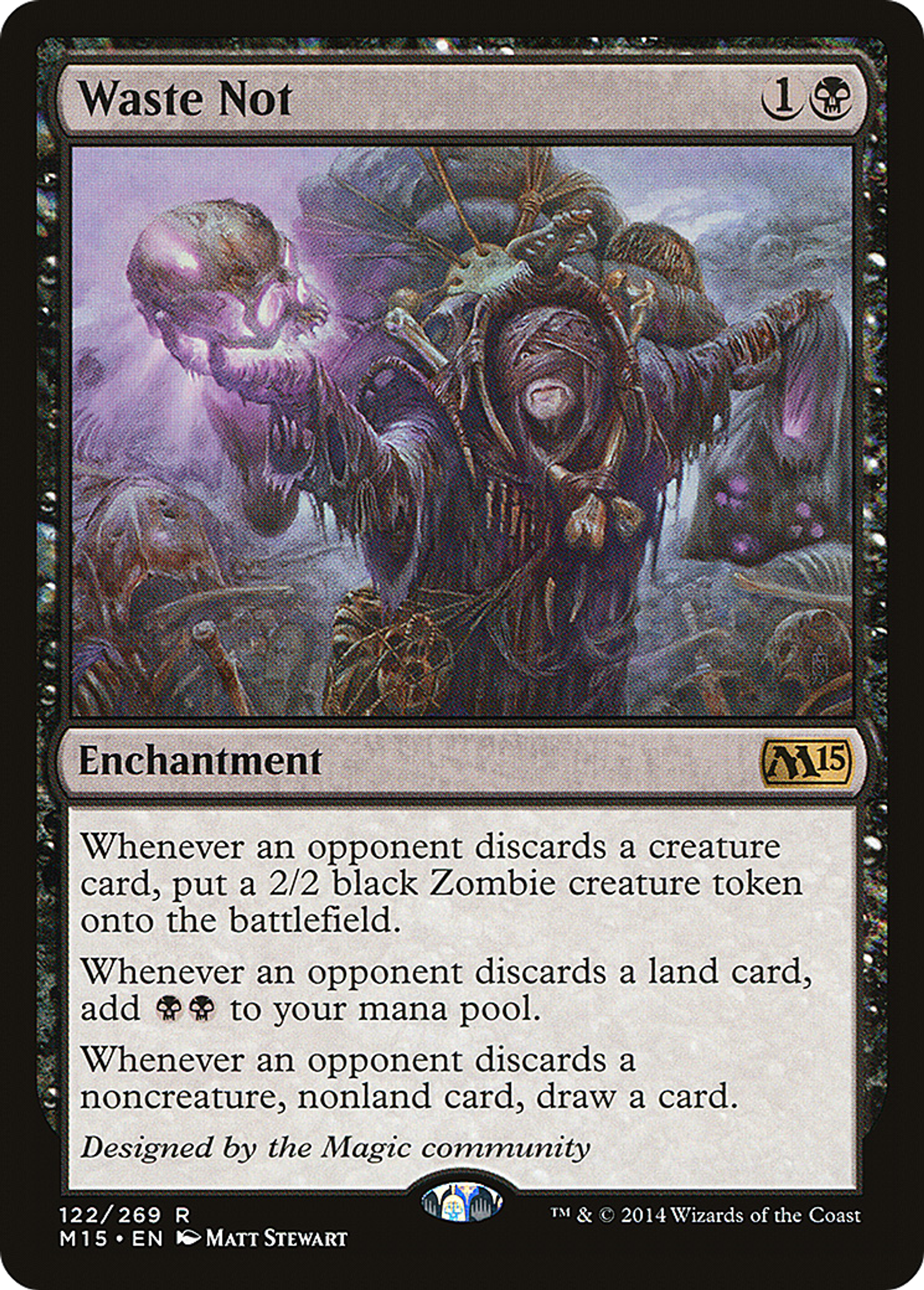 Waste Not — Magic 2015 — Magic: The Gathering