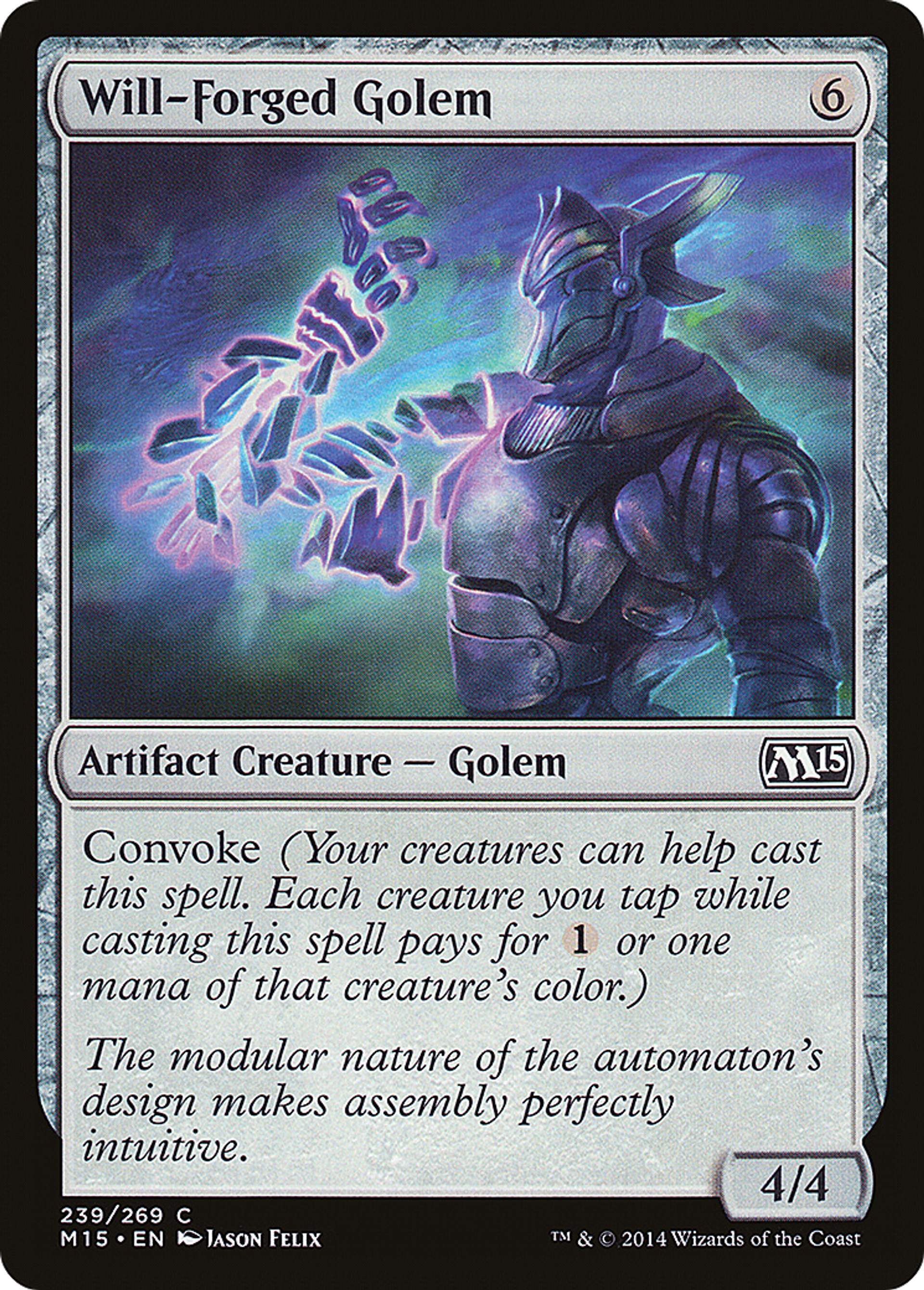 Will-Forged Golem — Magic 2015 — Magic: The Gathering