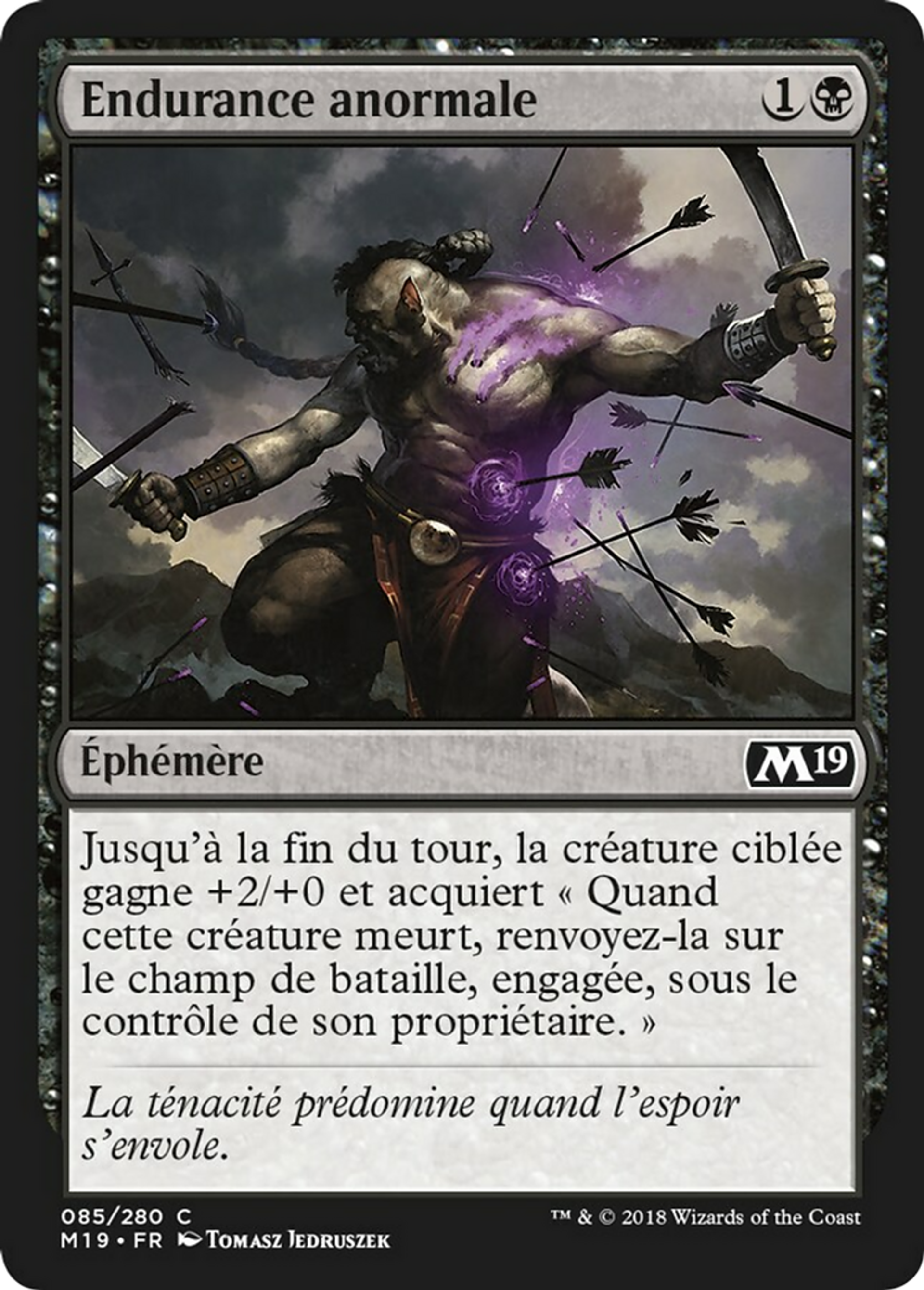 Endurance anormale — Core Set 2019 — Magic: The Gathering