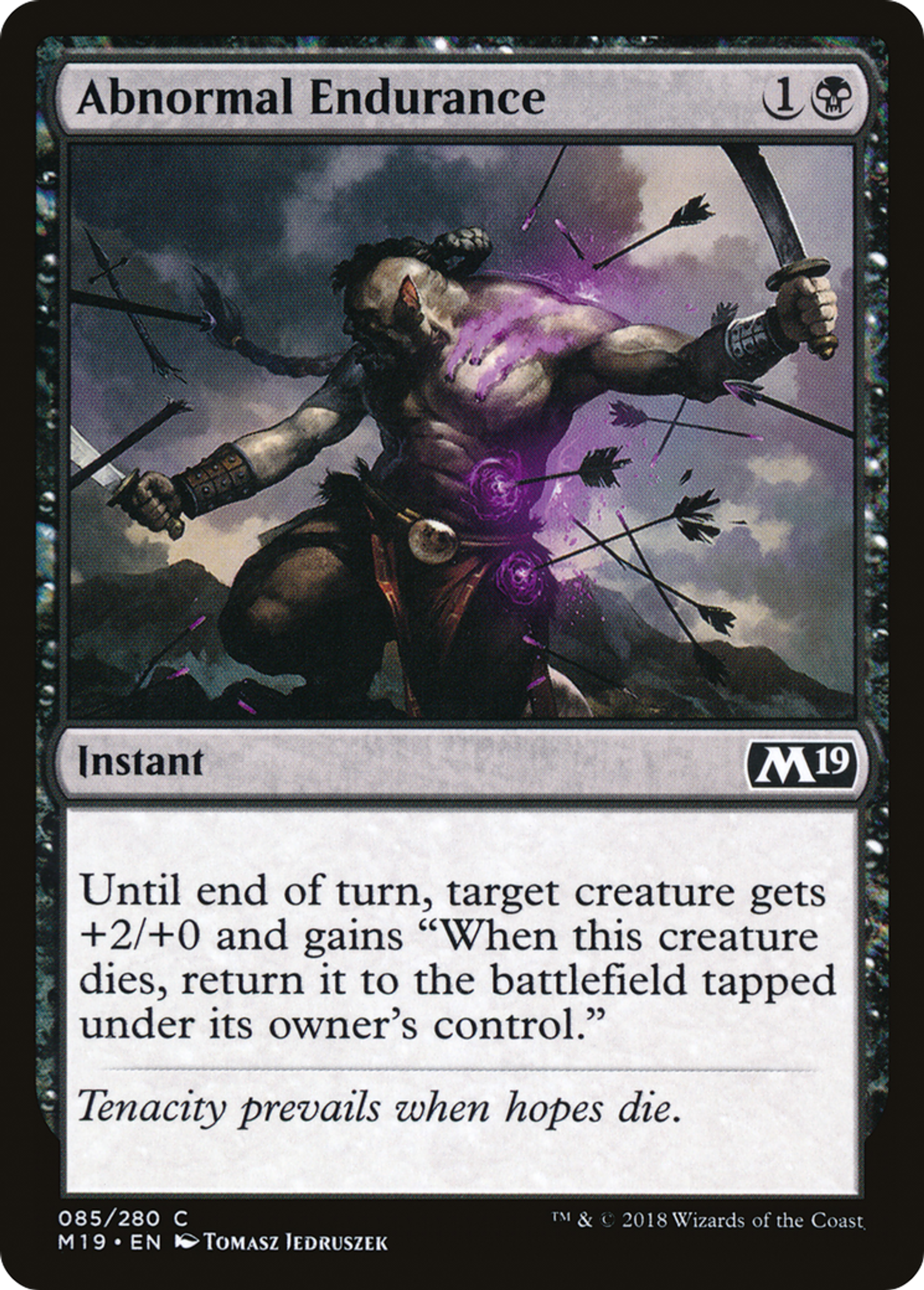 Endurance anormale — Core Set 2019 — Magic: The Gathering