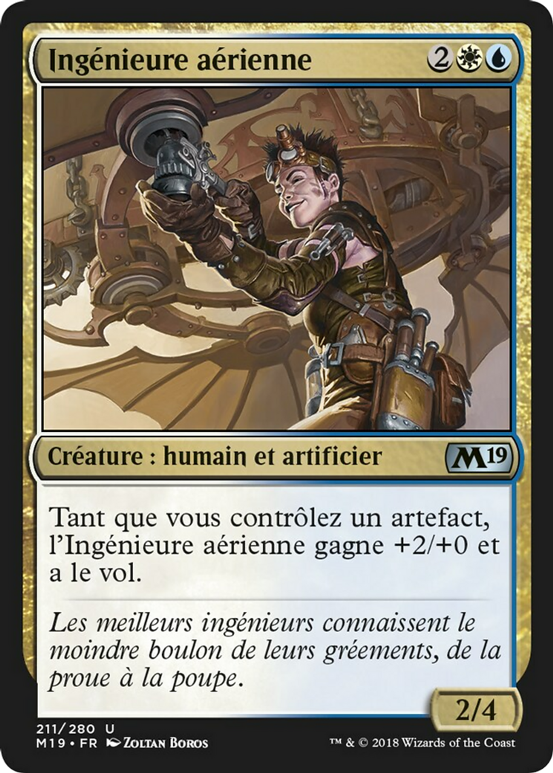 Ingénieure aérienne — Core Set 2019 — Magic: The Gathering