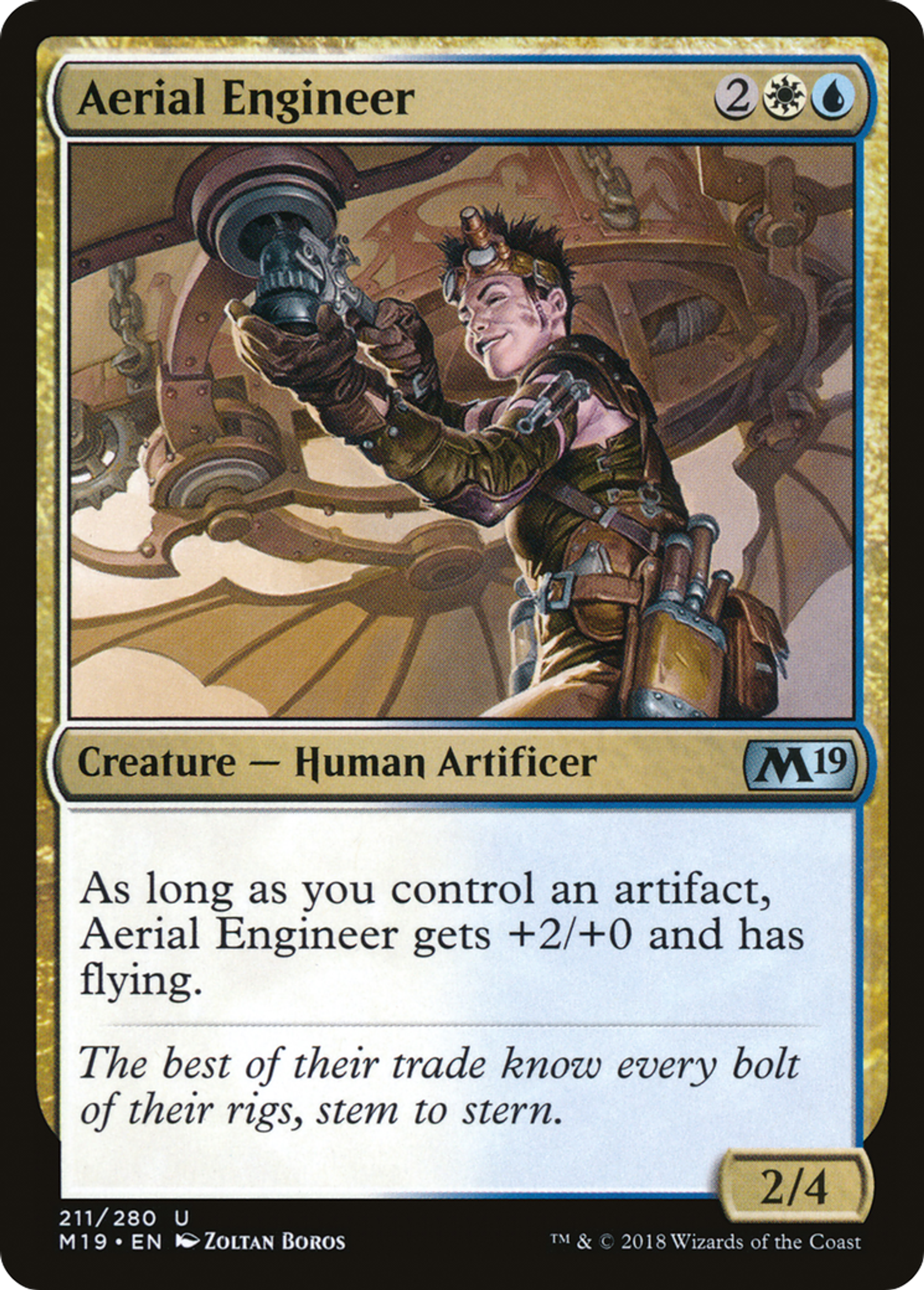 Aerial Engineer — Core Set 2019 — Magic: The Gathering