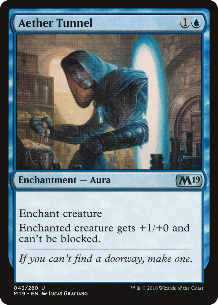 Aether Tunnel — Core Set 2019 — Magic: The Gathering