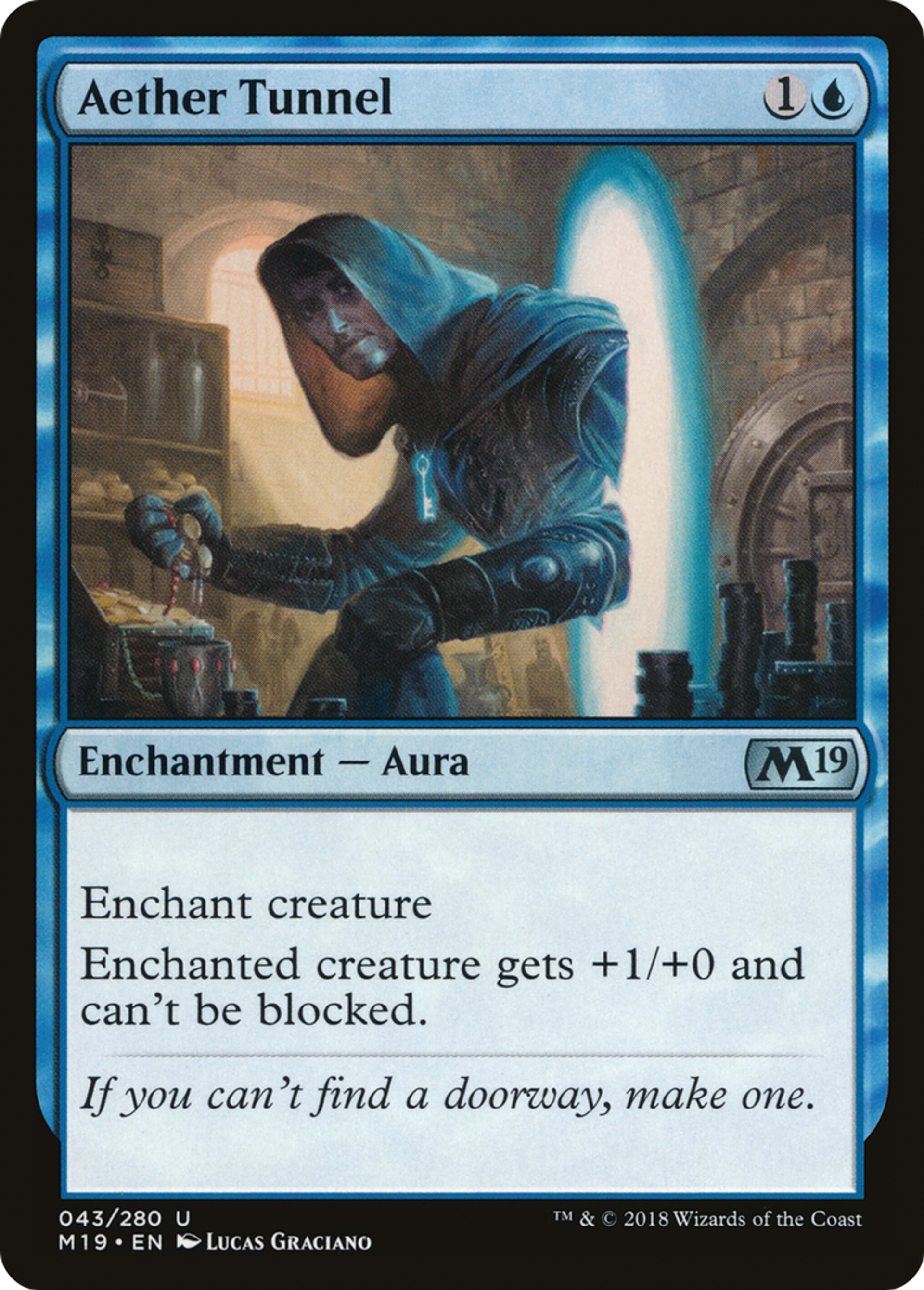 Aether Tunnel — Core Set 2019 — Magic: The Gathering