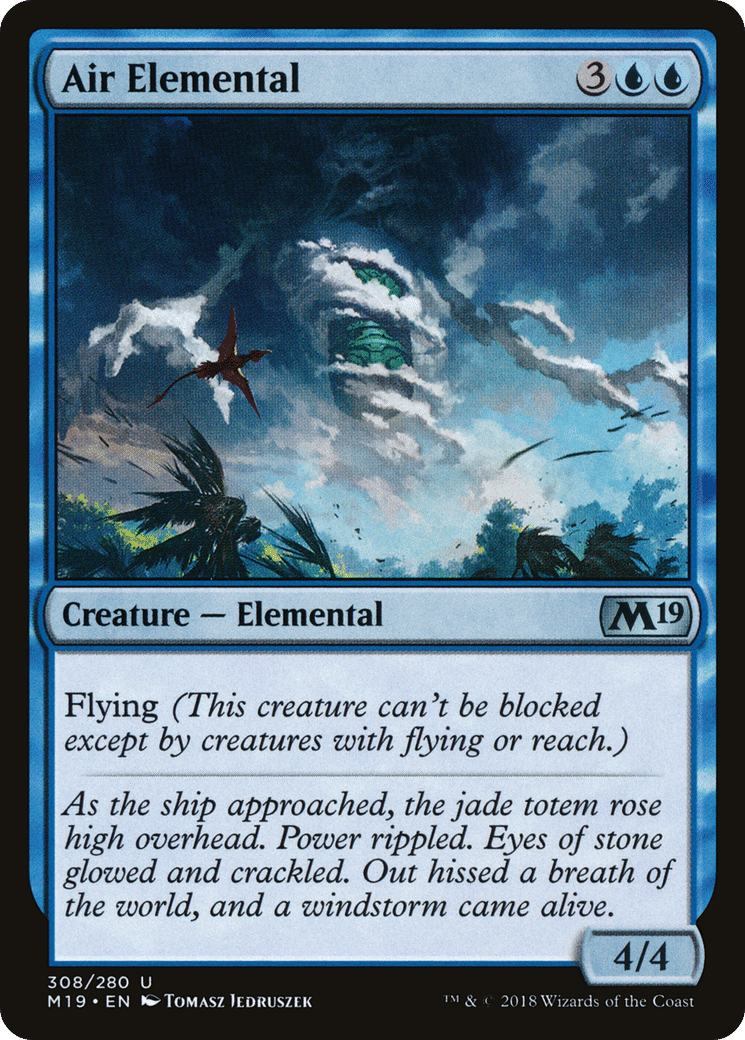 Air Elemental — Core Set 2019 — Magic: The Gathering