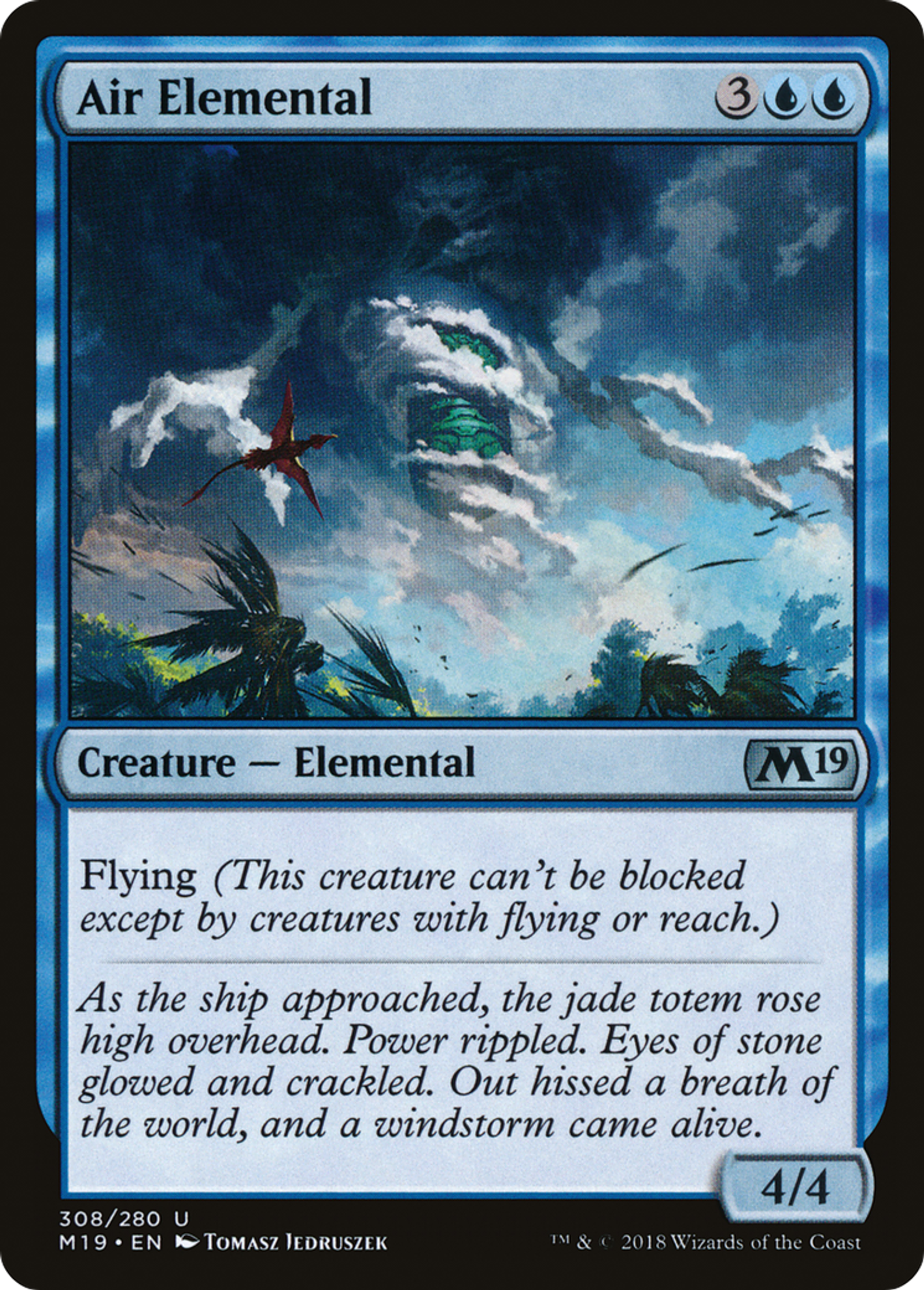 Air Elemental — Core Set 2019 — Magic: The Gathering