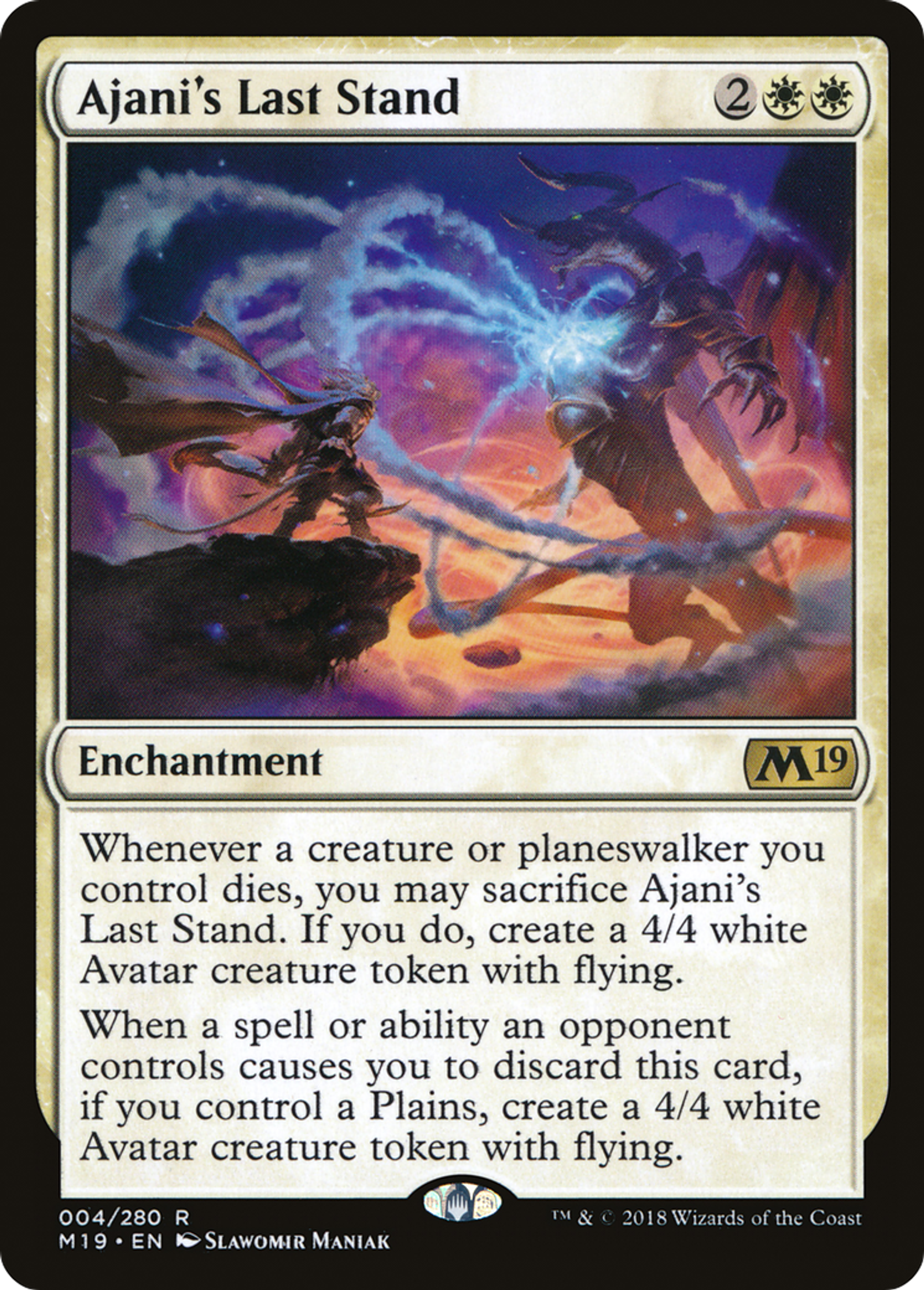 Ajani's Last Stand — Core Set 2019 — Magic: The Gathering