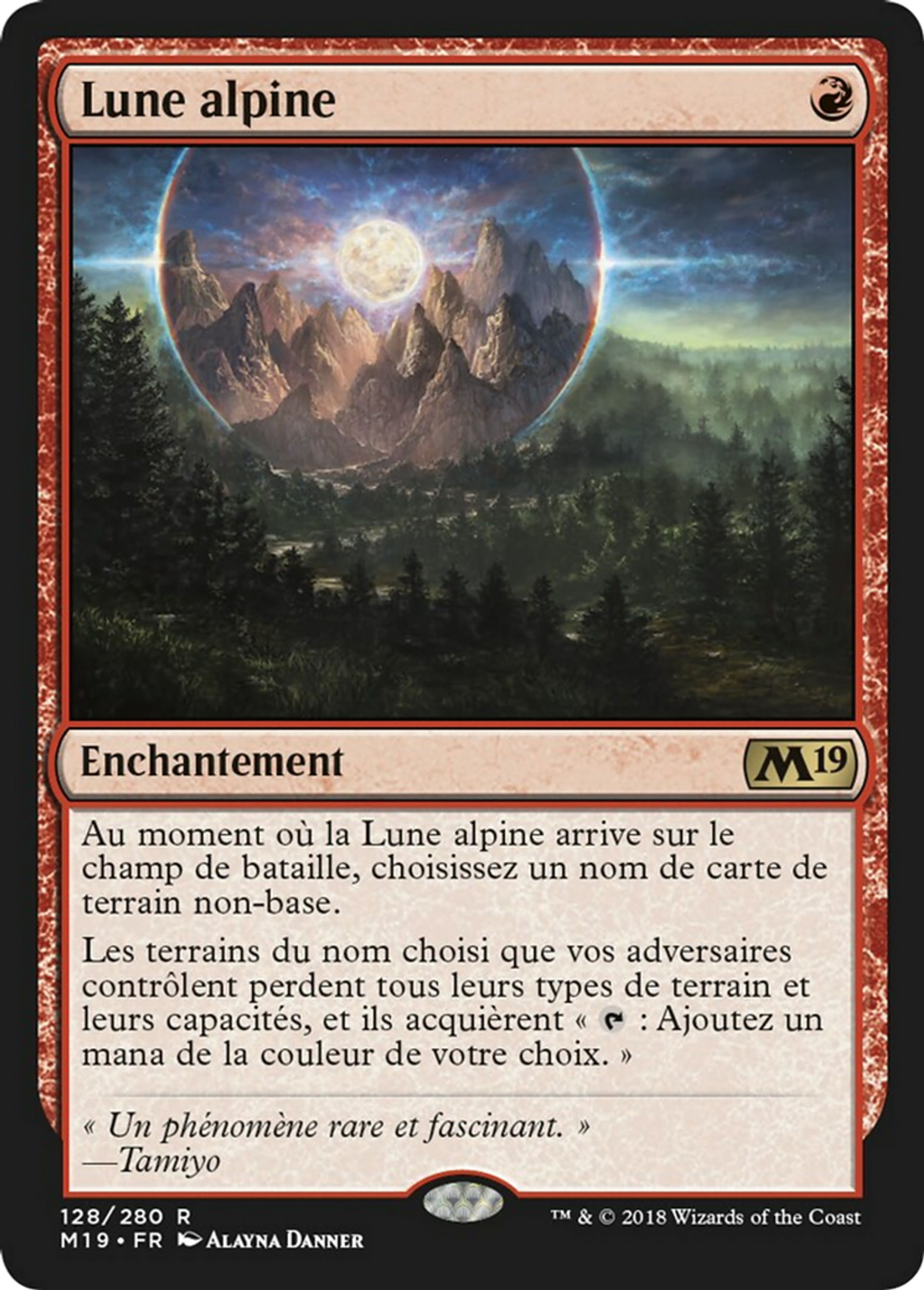 Lune alpine — Core Set 2019 — Magic: The Gathering