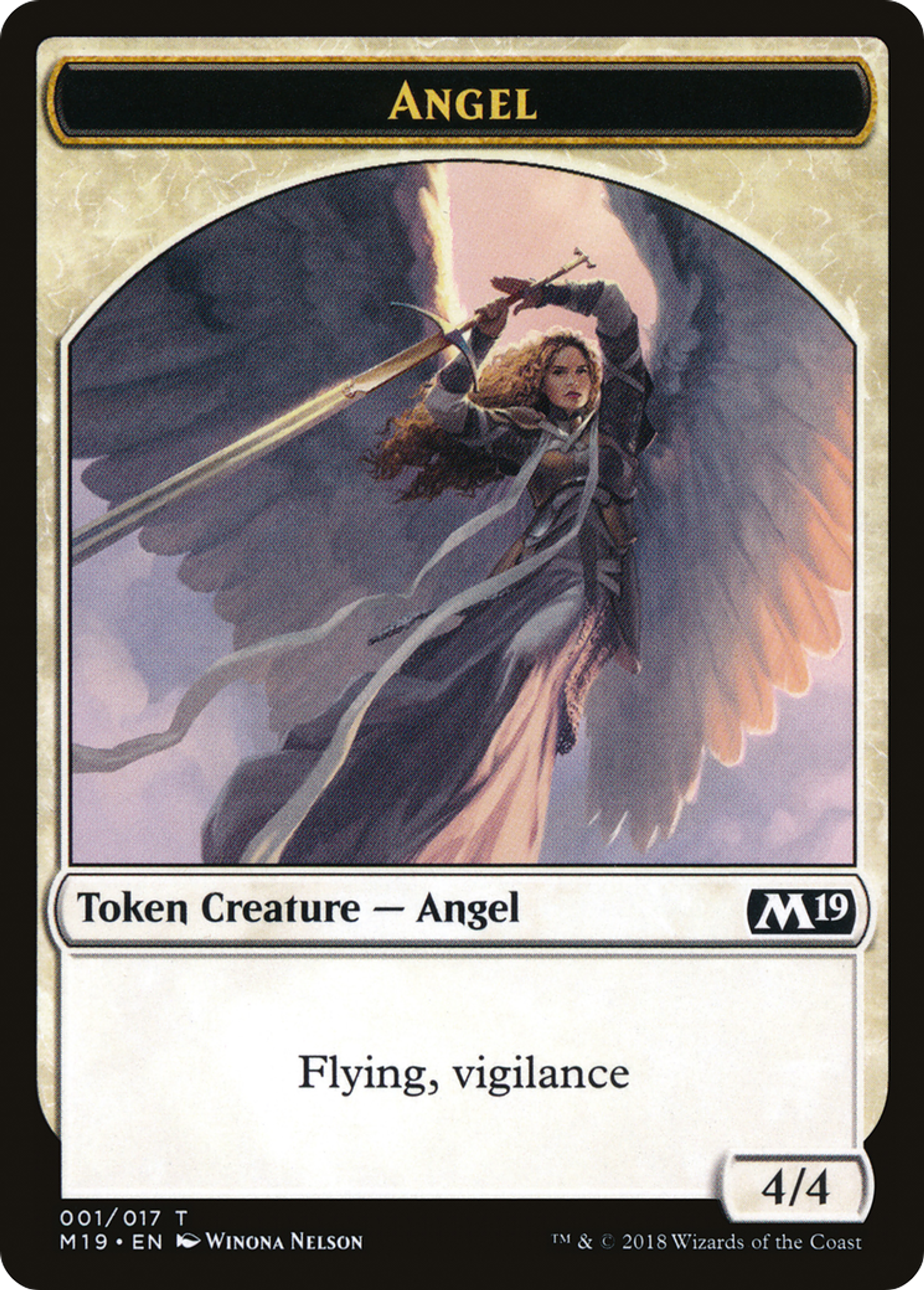Angel — Core Set 2019 — Magic: The Gathering