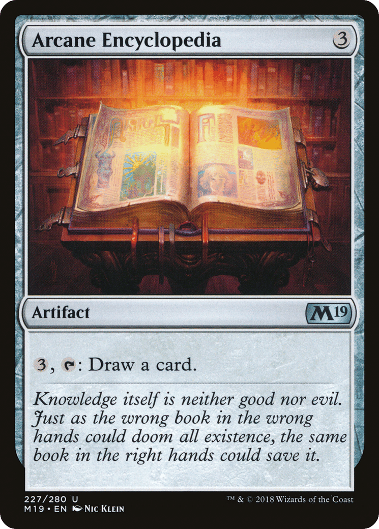 Arcane Encyclopedia — Core Set 2019 — Magic: The Gathering