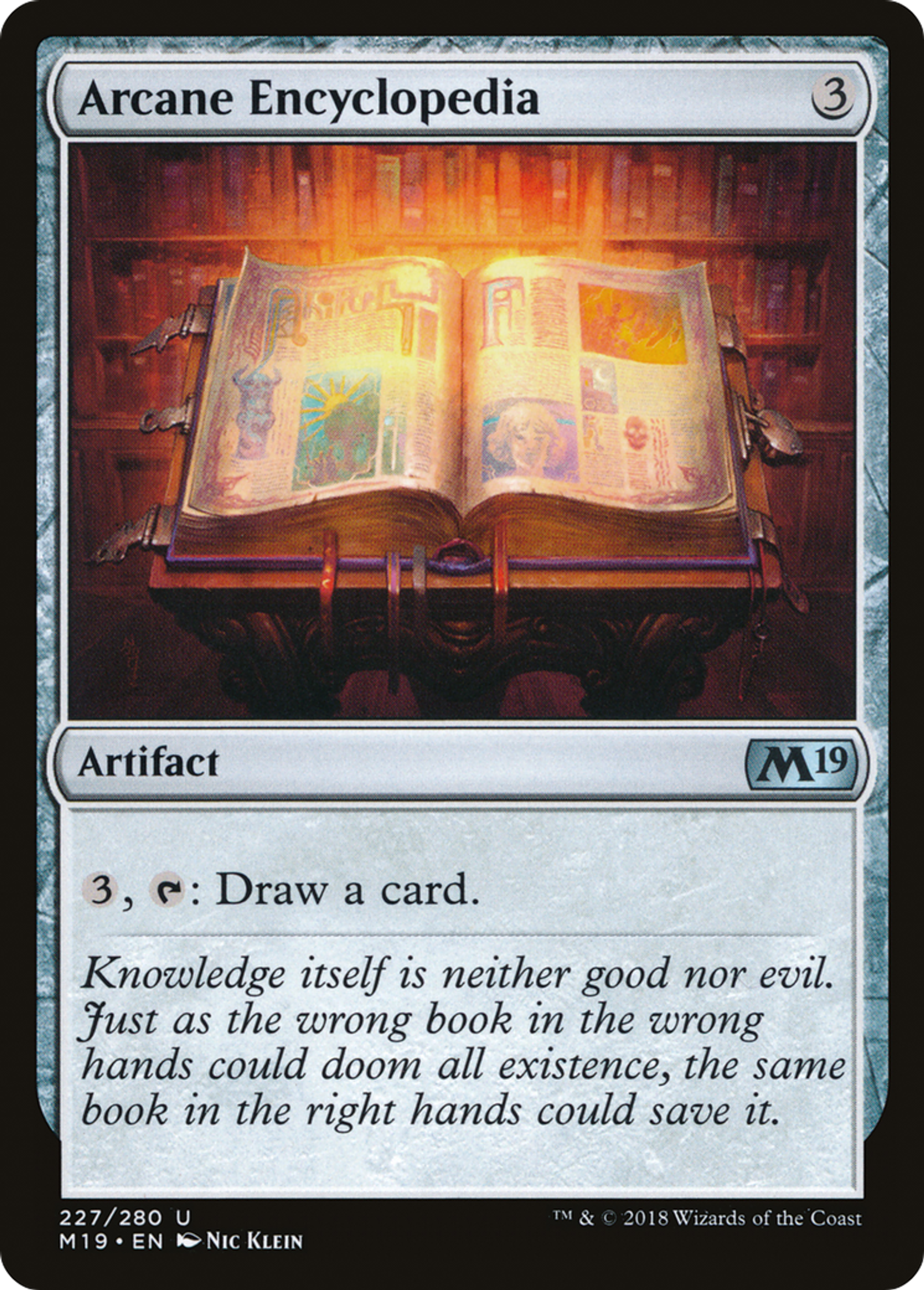 Arcane Encyclopedia — Core Set 2019 — Magic: The Gathering