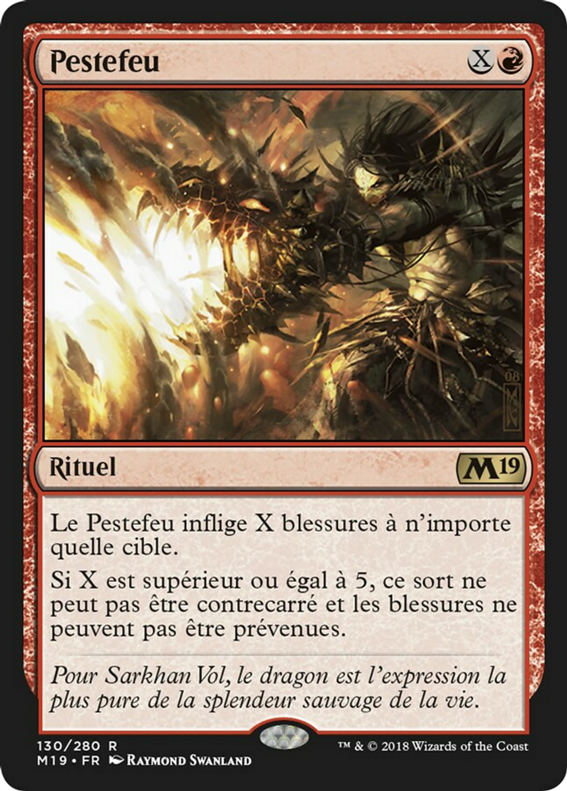 Pestefeu — Core Set 2019 — Magic: The Gathering