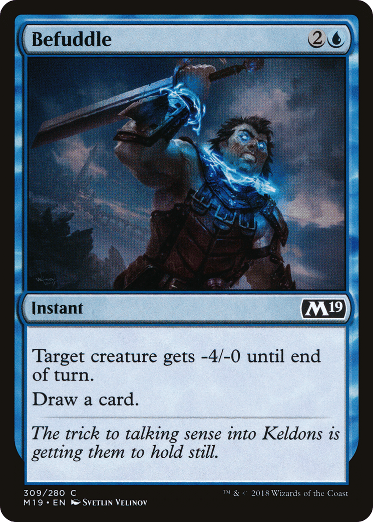 Befuddle — Core Set 2019 — Magic: The Gathering