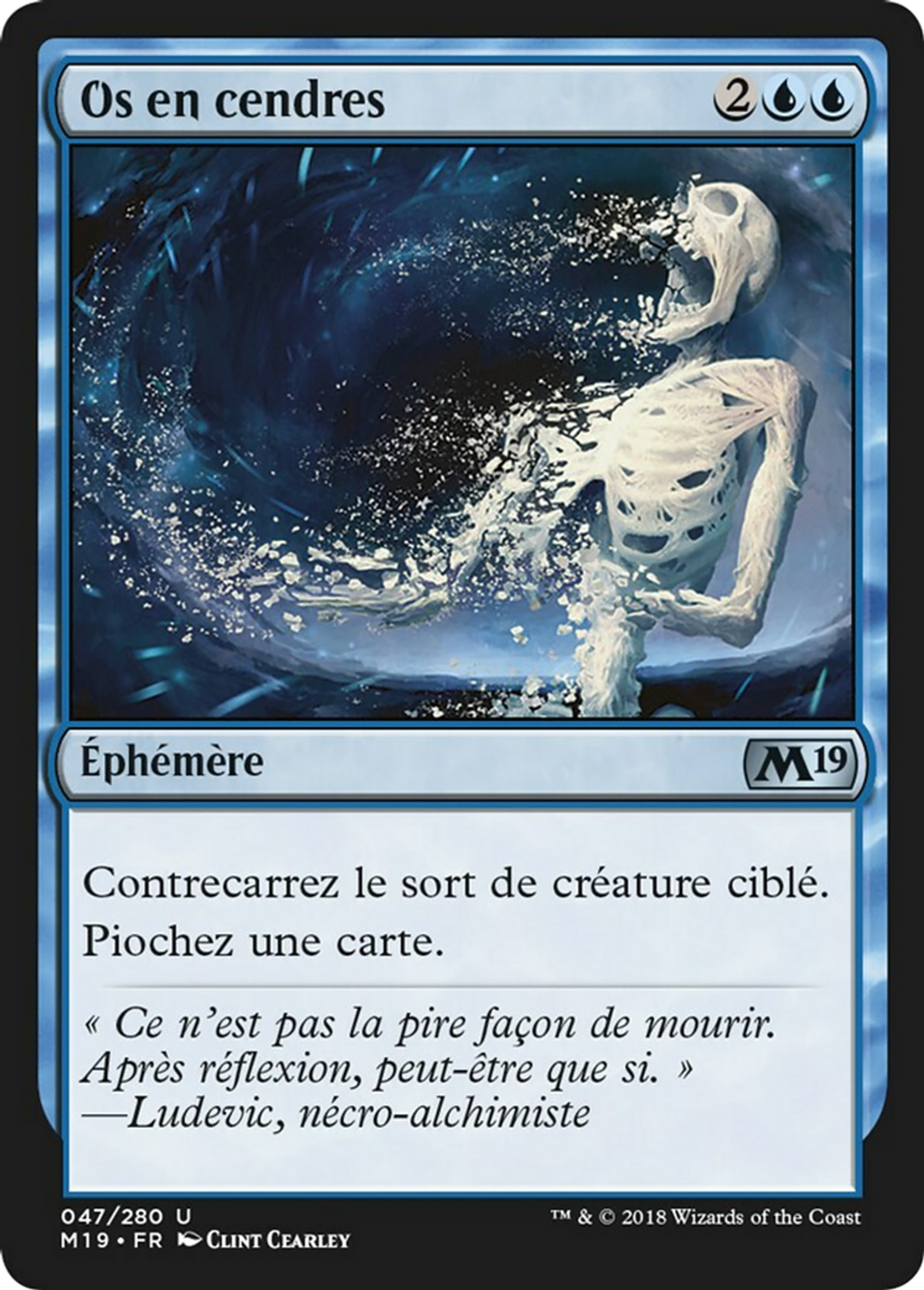 Os en cendres — Core Set 2019 — Magic: The Gathering