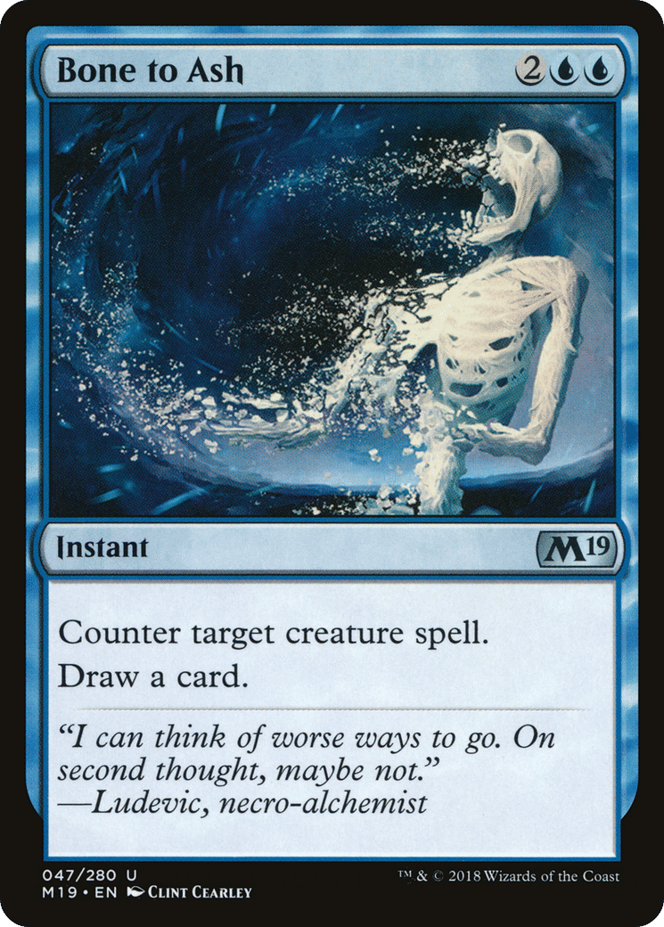 Bone to Ash — Core Set 2019 — Magic: The Gathering