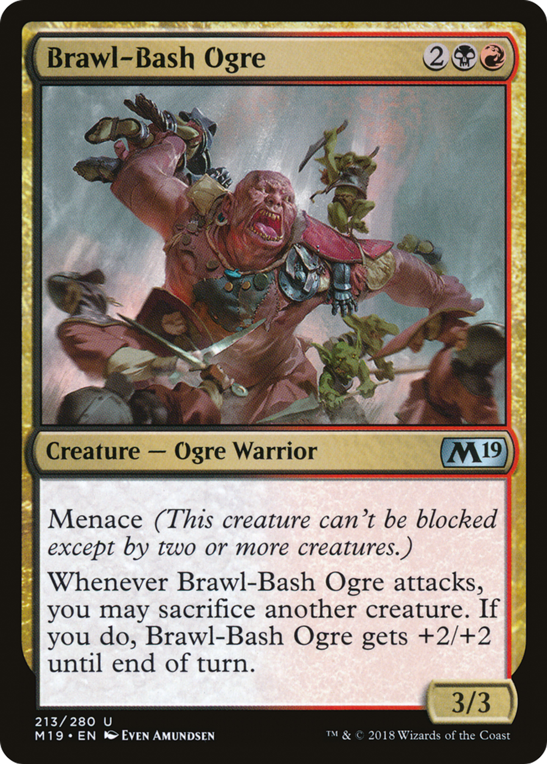 Ogre lyncherixe — Core Set 2019 — Magic: The Gathering