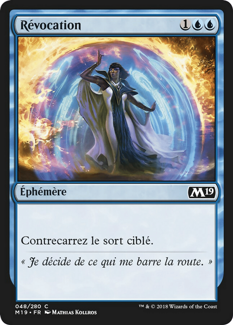 Révocation — Core Set 2019 — Magic: The Gathering