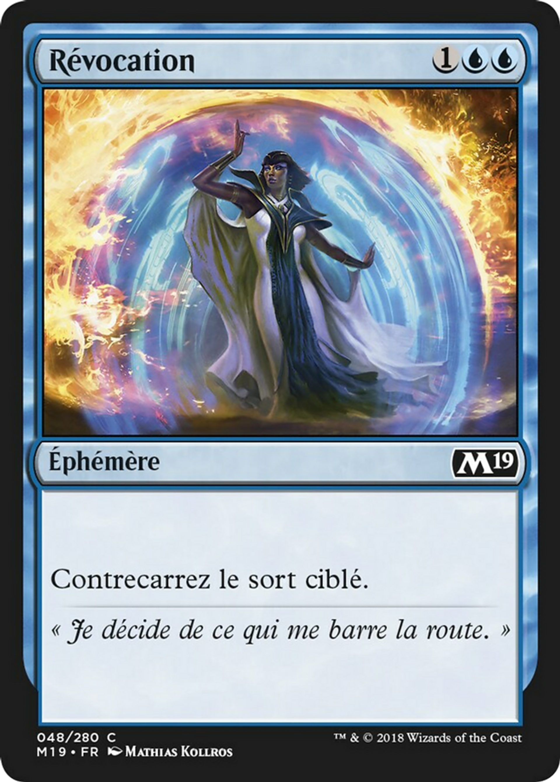 Révocation — Core Set 2019 — Magic: The Gathering