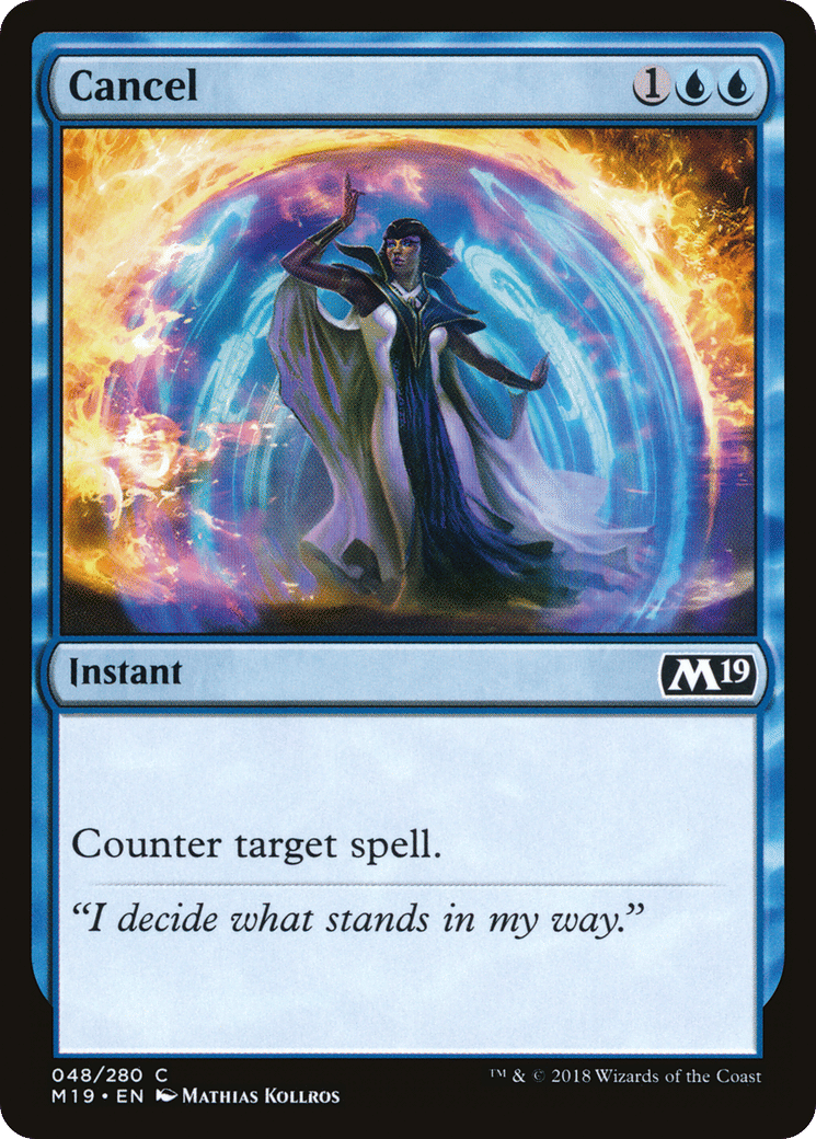 Cancel — Core Set 2019 — Magic: The Gathering