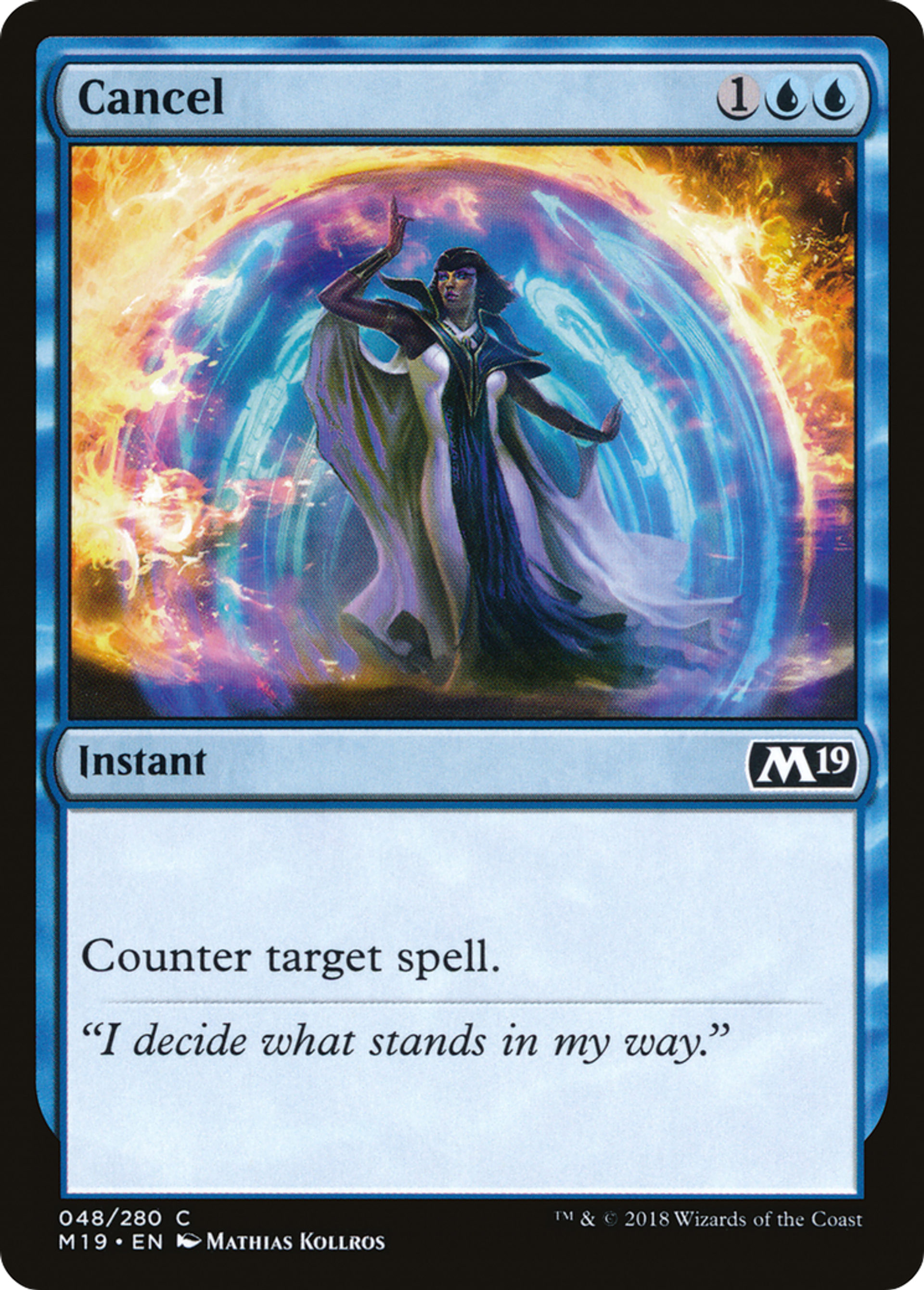 Révocation — Core Set 2019 — Magic: The Gathering