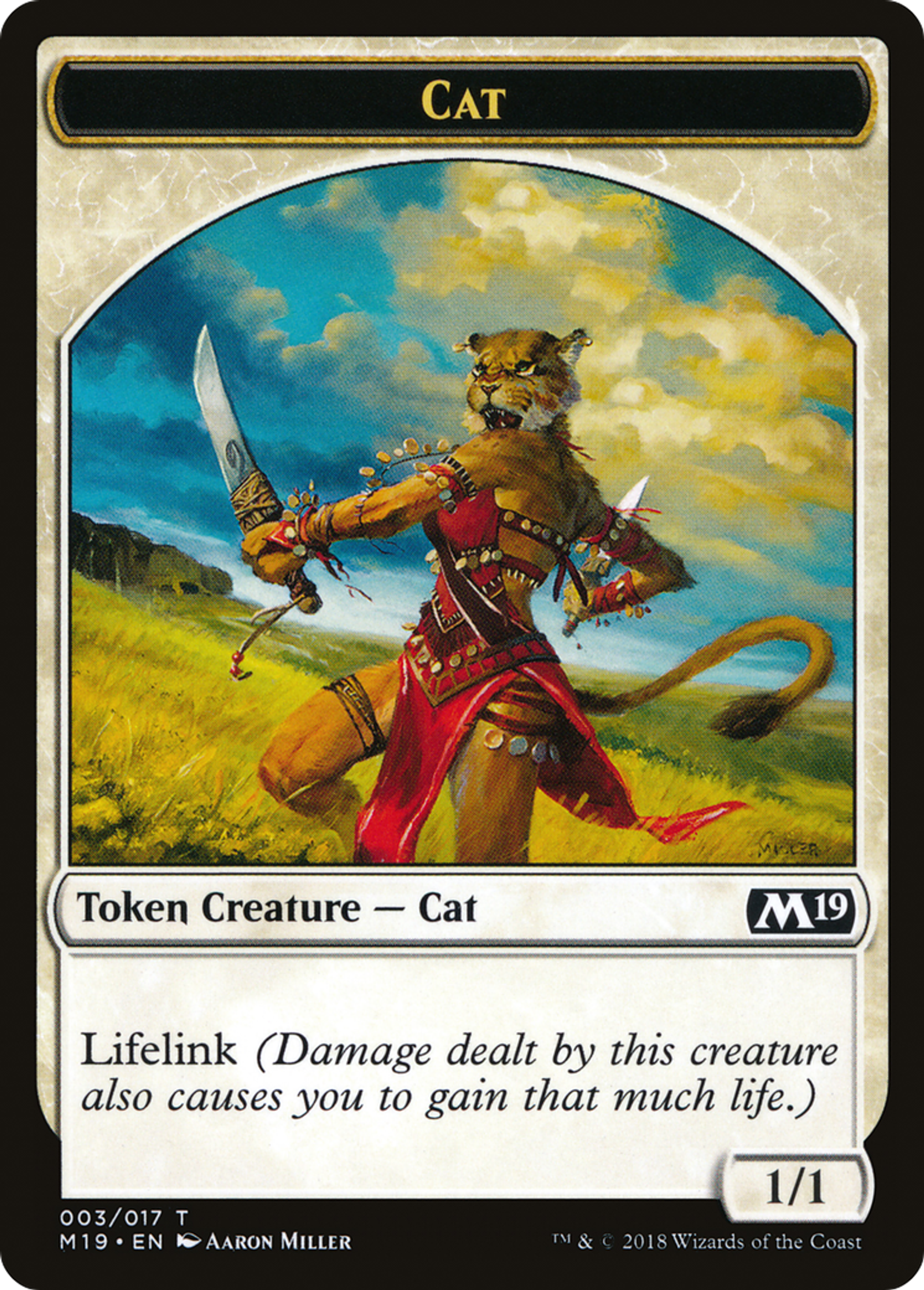 Cat — Core Set 2019 — Magic: The Gathering