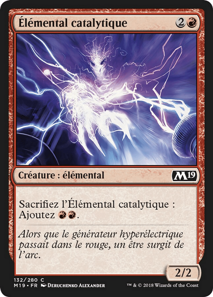 Élémental catalytique — Core Set 2019 — Magic: The Gathering
